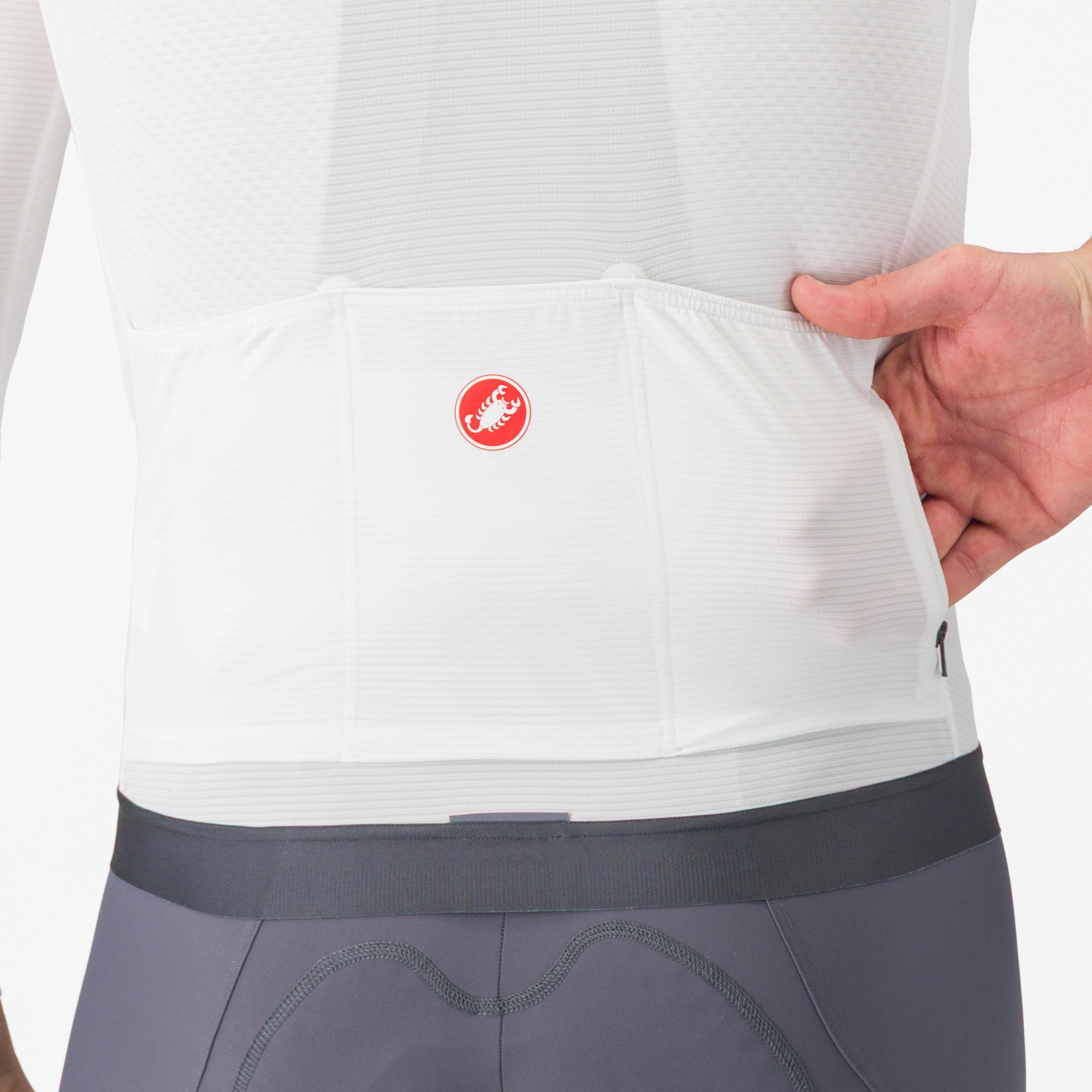 Espresso ls jersey - ivory/dark gray - castelli