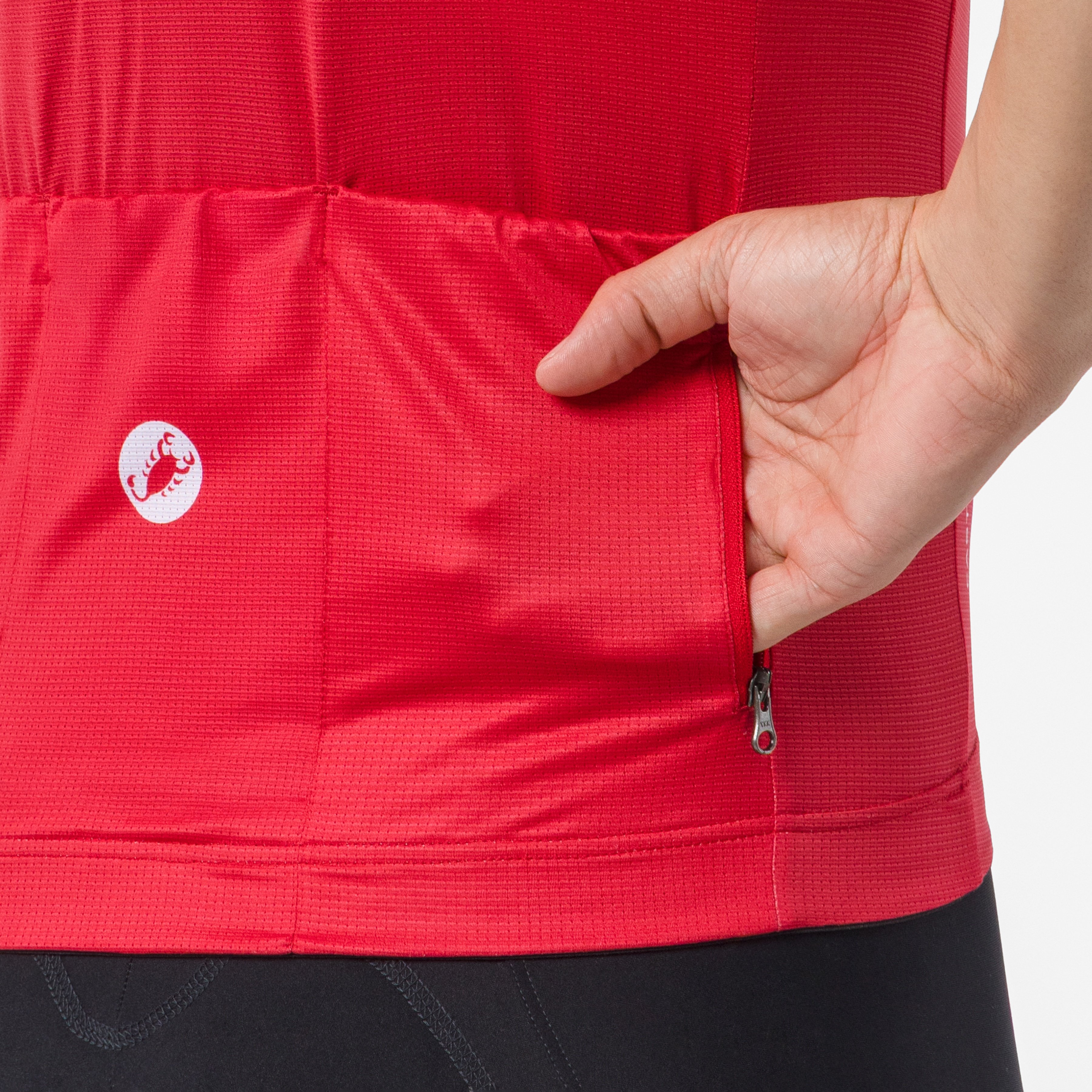 Quadro jersey - rich red/white - castelli