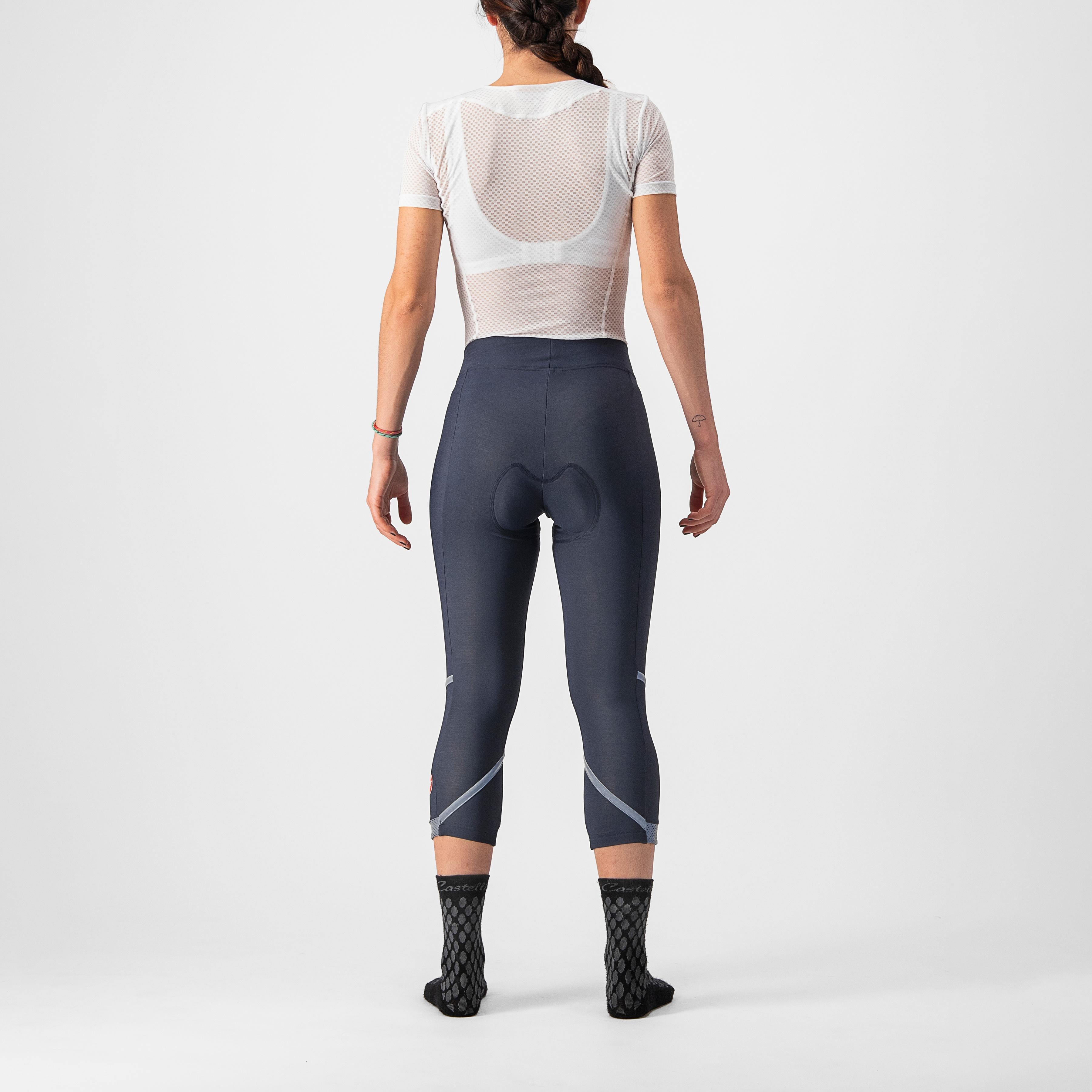 Velocissima thermal knicker - savile blue/silver-silver refl - castelli