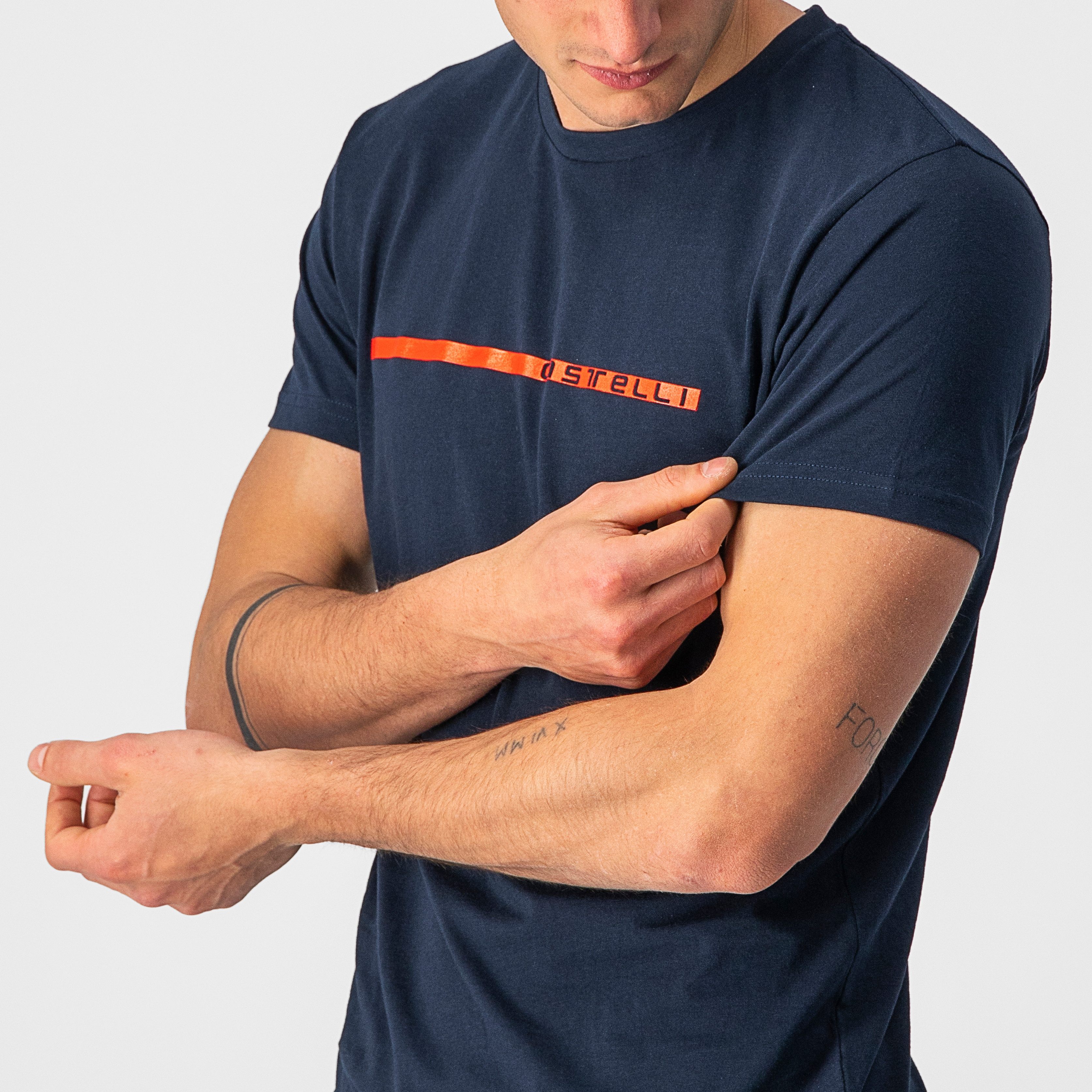 Ventaglio tee - savile blue/red - castelli