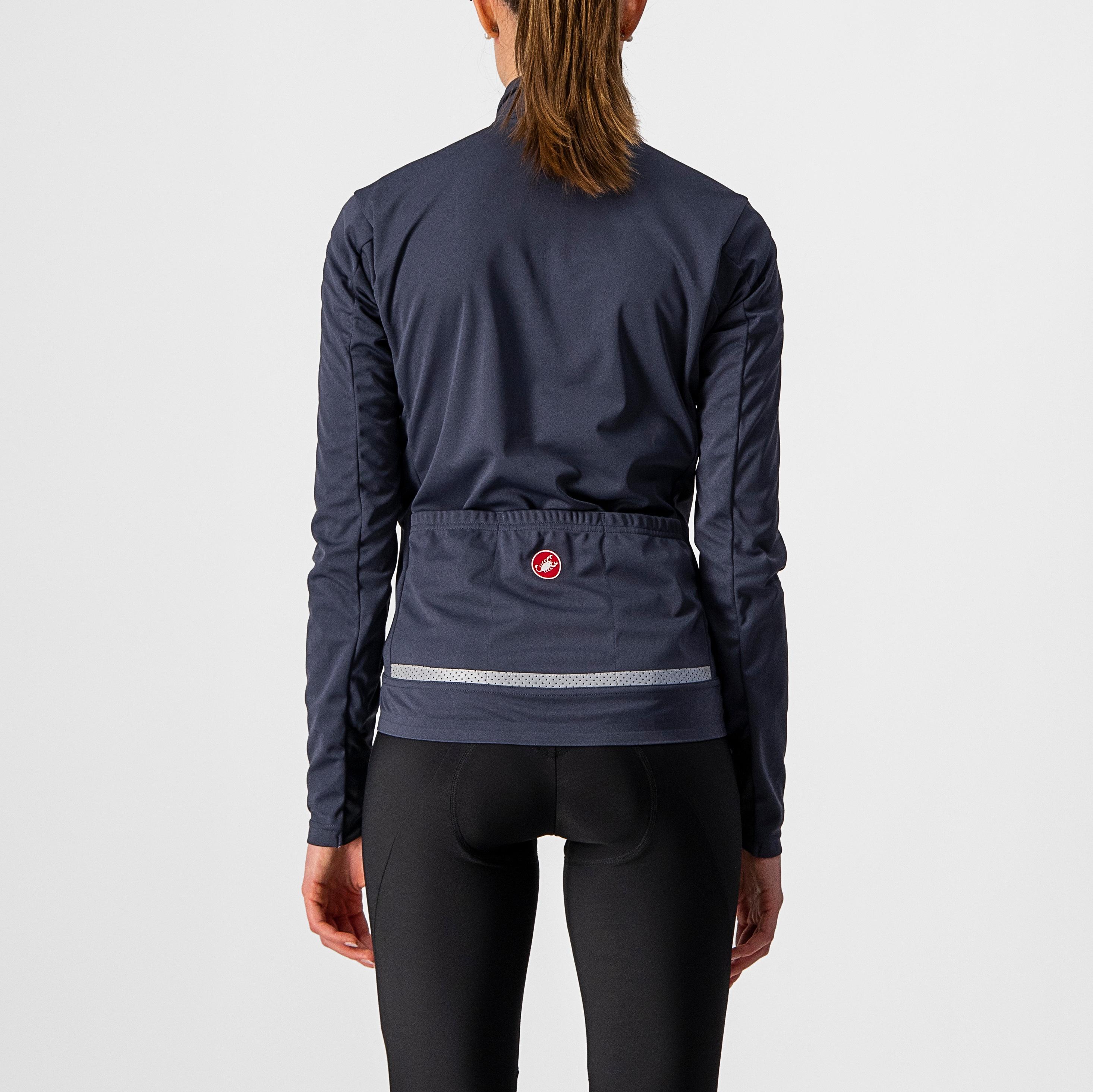Go w jacket - dark steel blue/soft pink - castelli