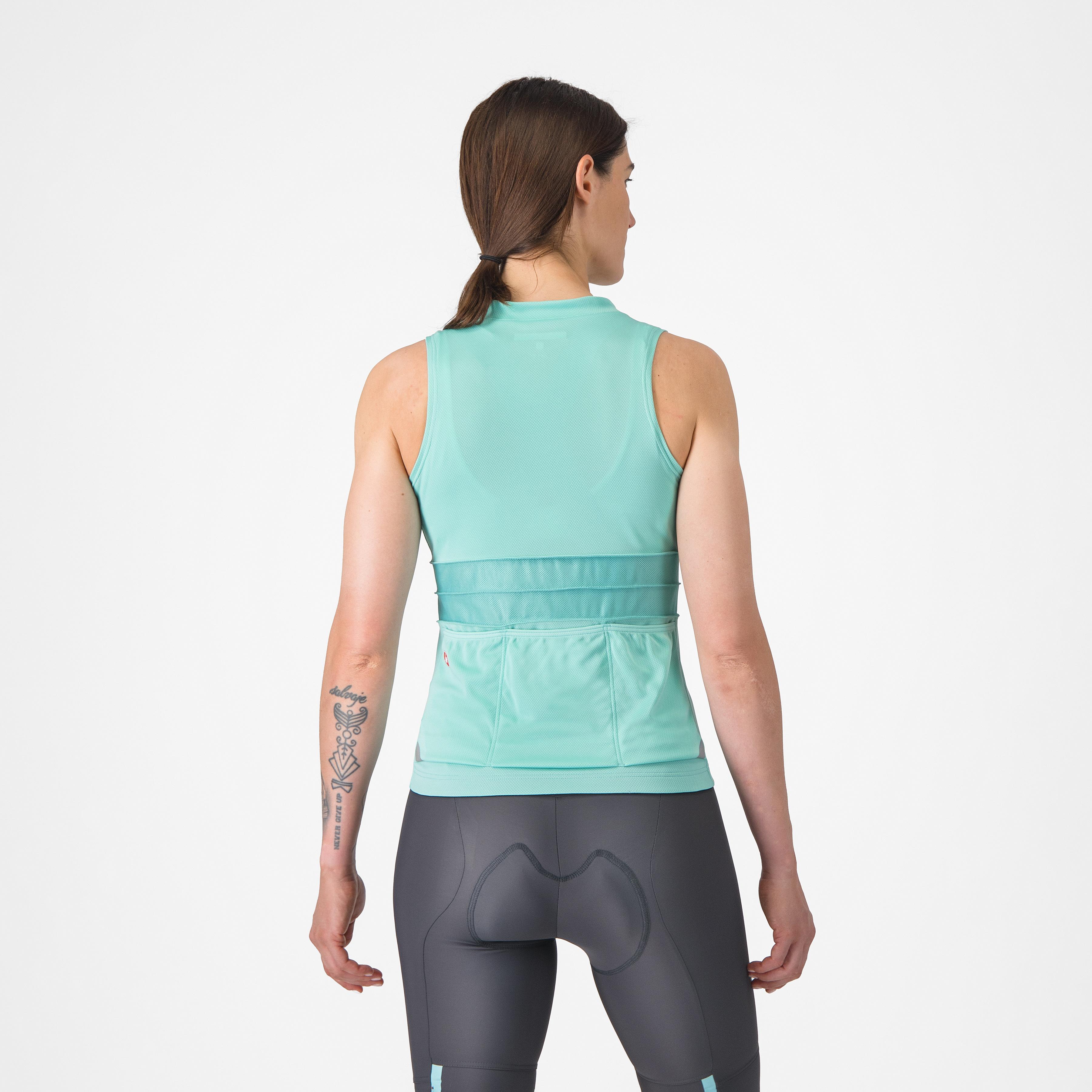 Anima 4 sleeveless - pool blue - castelli