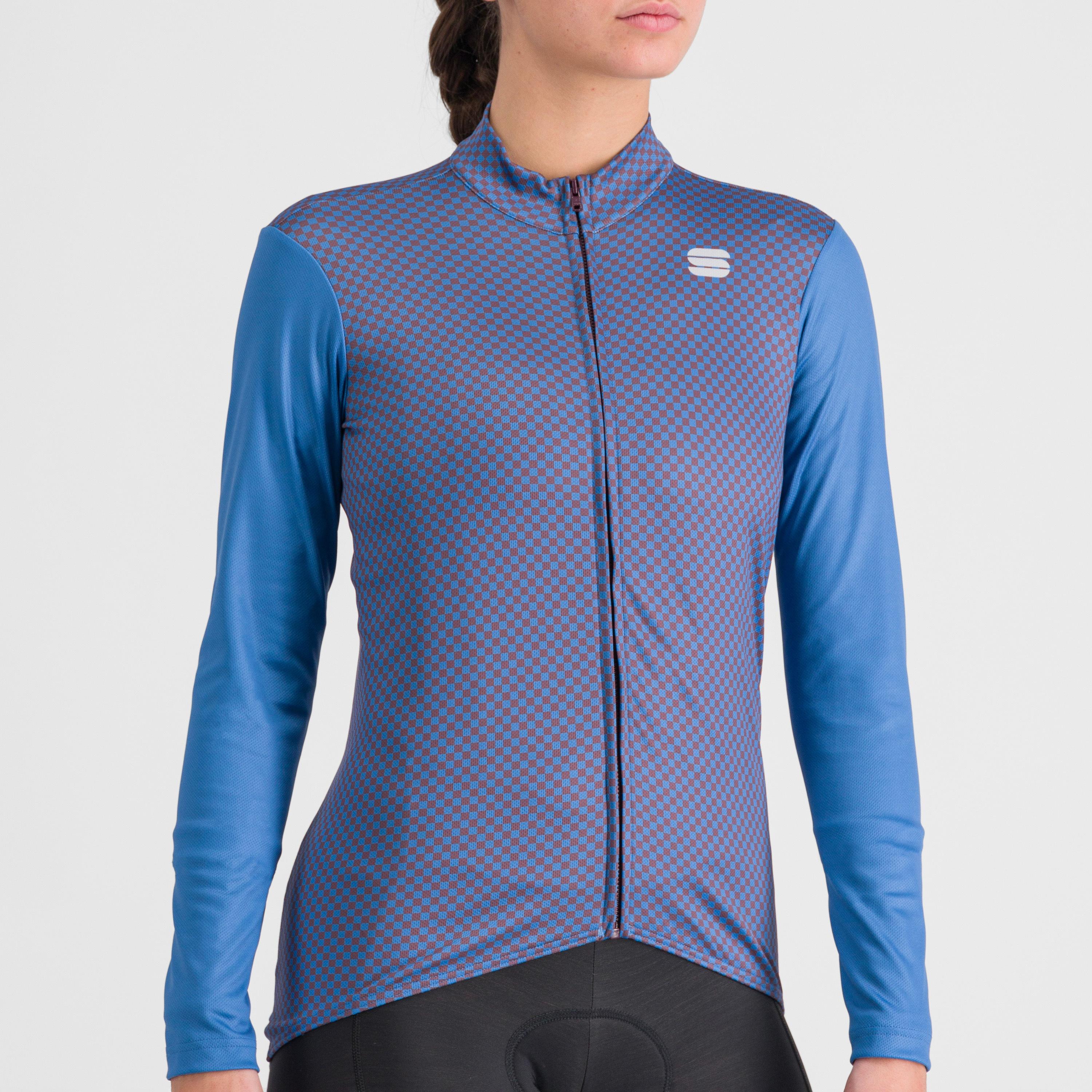 Checkmate w thermal jersey - blue denim huckleberry - sportful