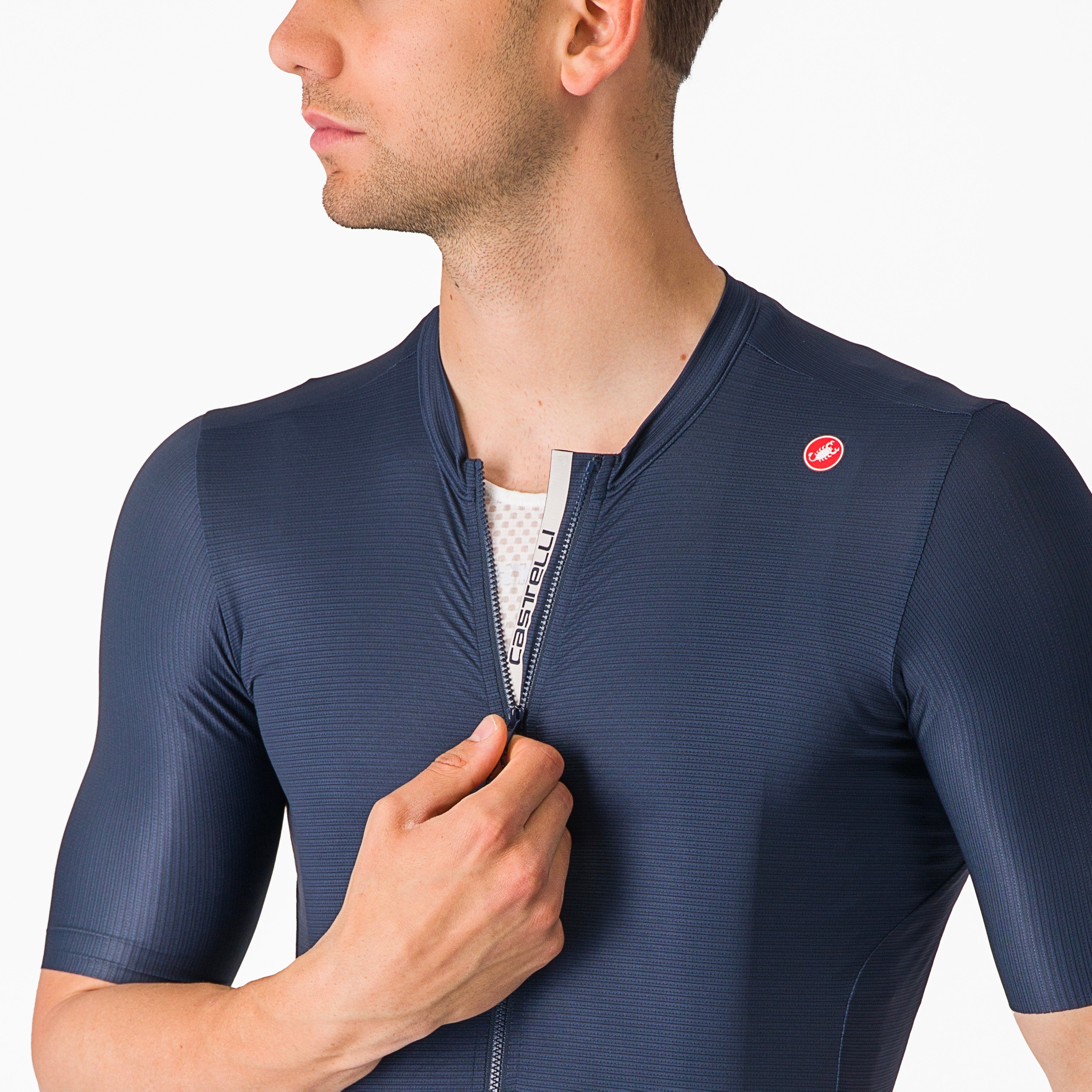 Espresso jersey - belgian blue/silver moon - castelli