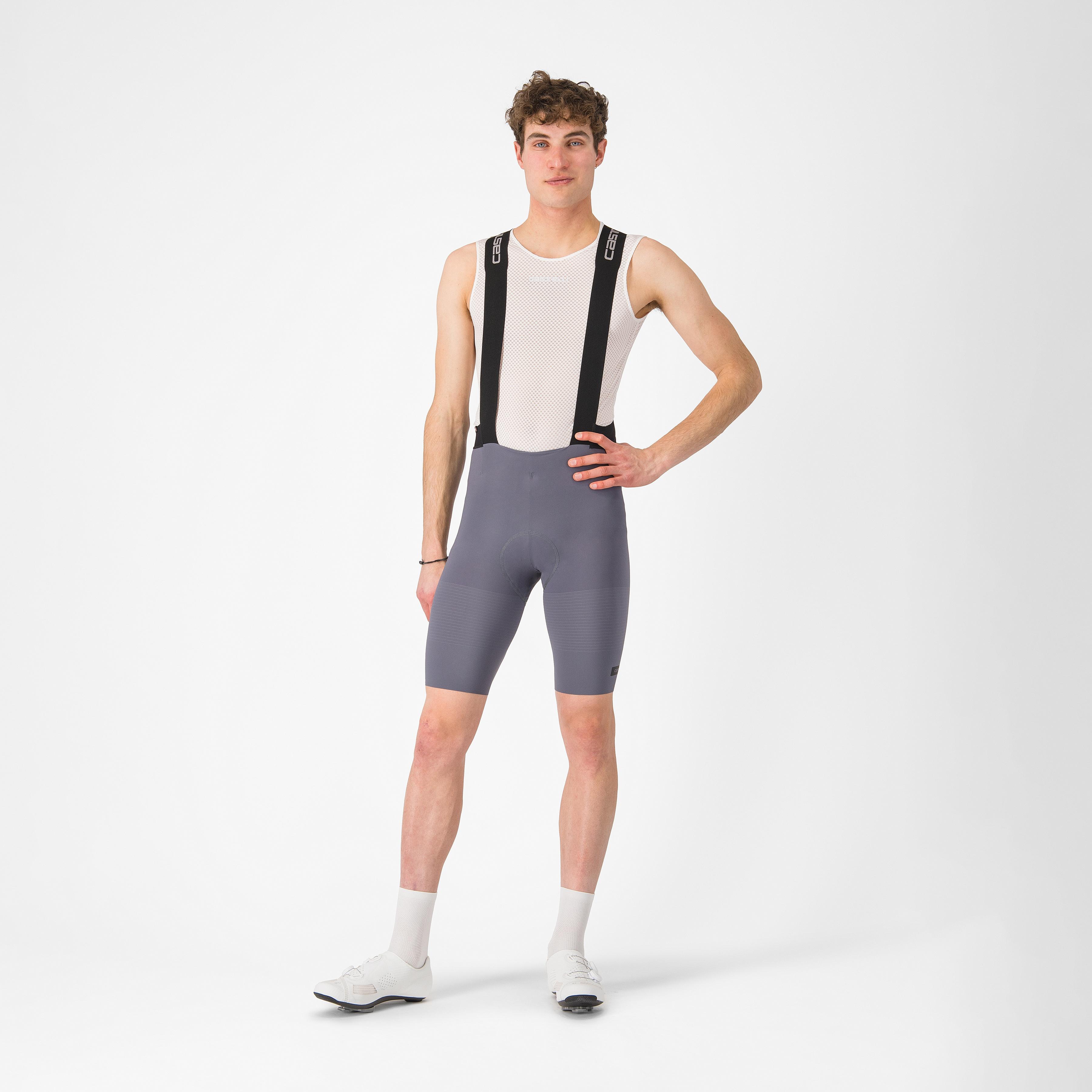 Premio evo bibshort - smoky gray - castelli
