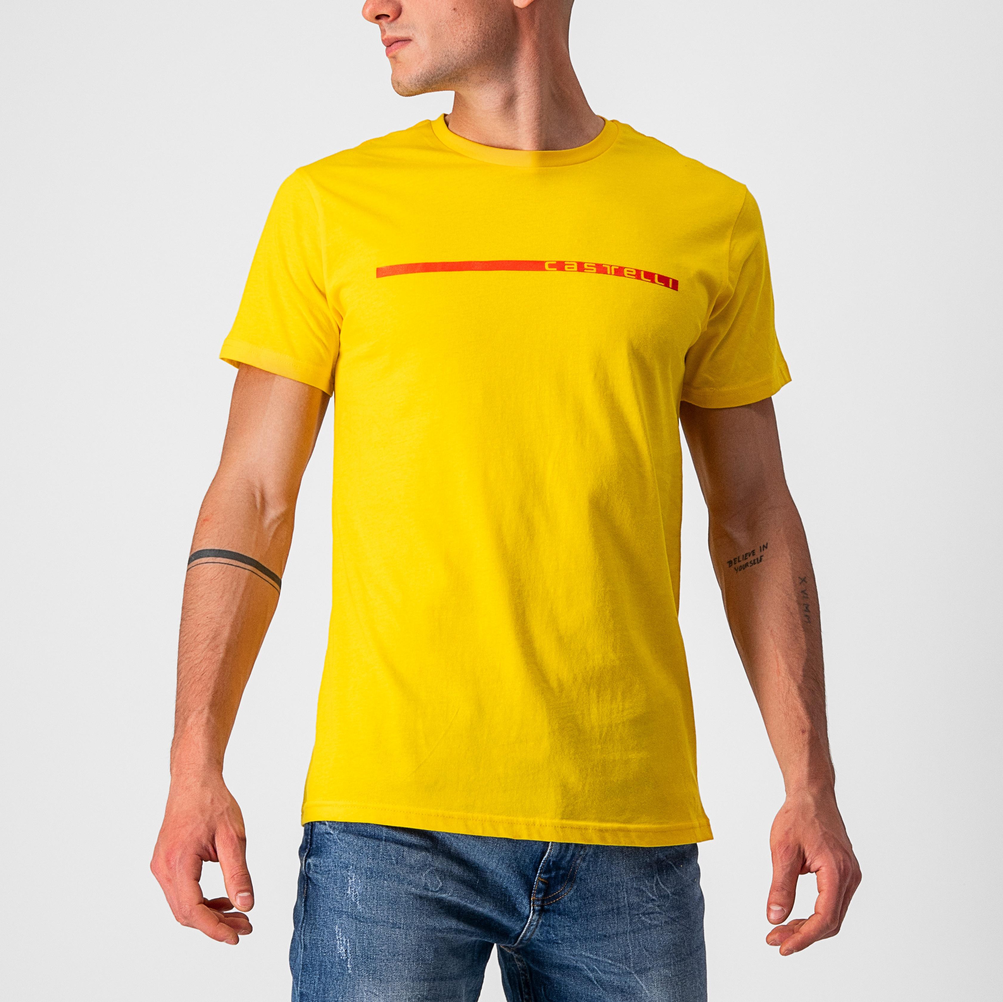 Ventaglio tee - yellow/black - castelli