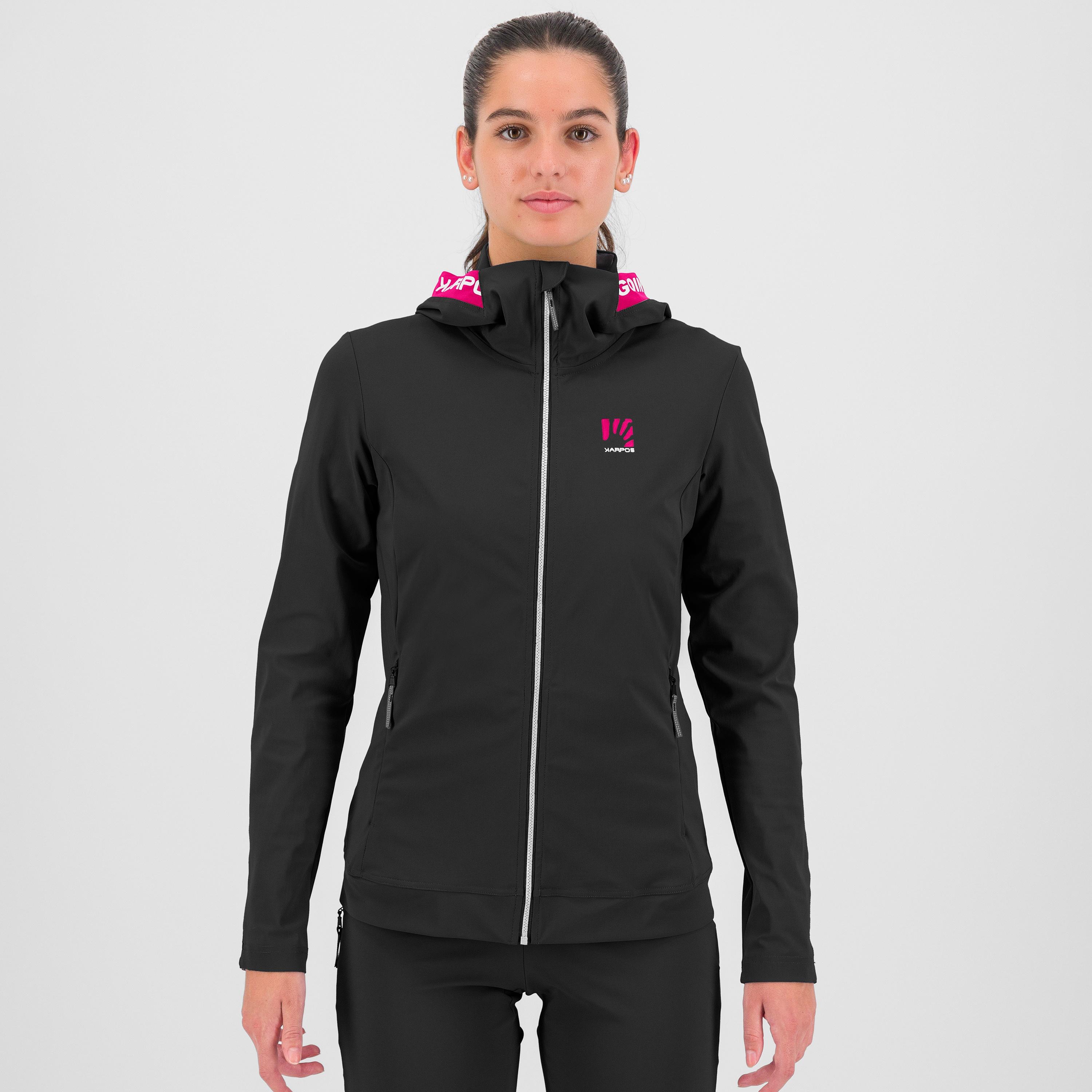 Easyfrizz w full-zip hoodie - black/innuendo - karpos
