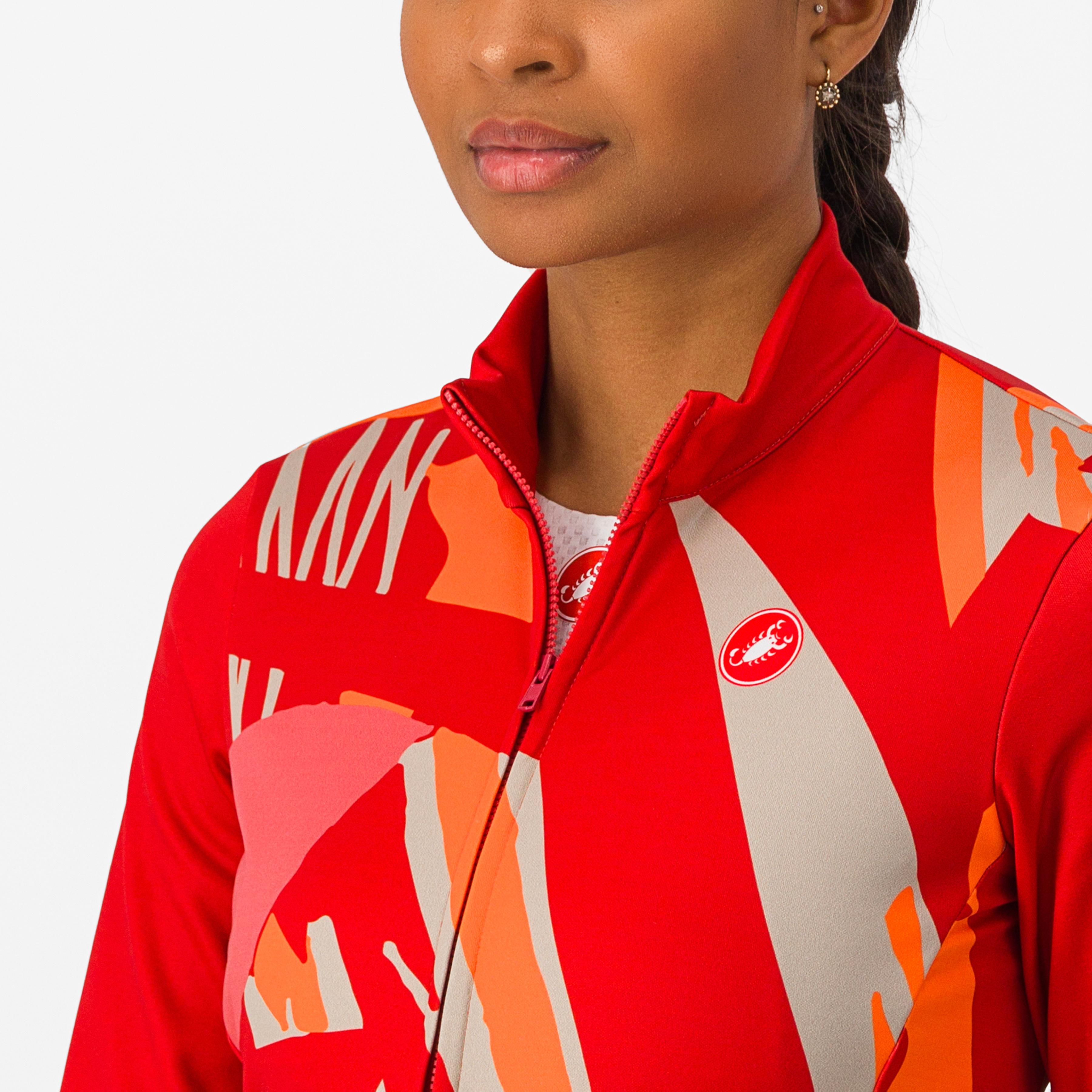 Tropicale ls jersey - mineral red - castelli