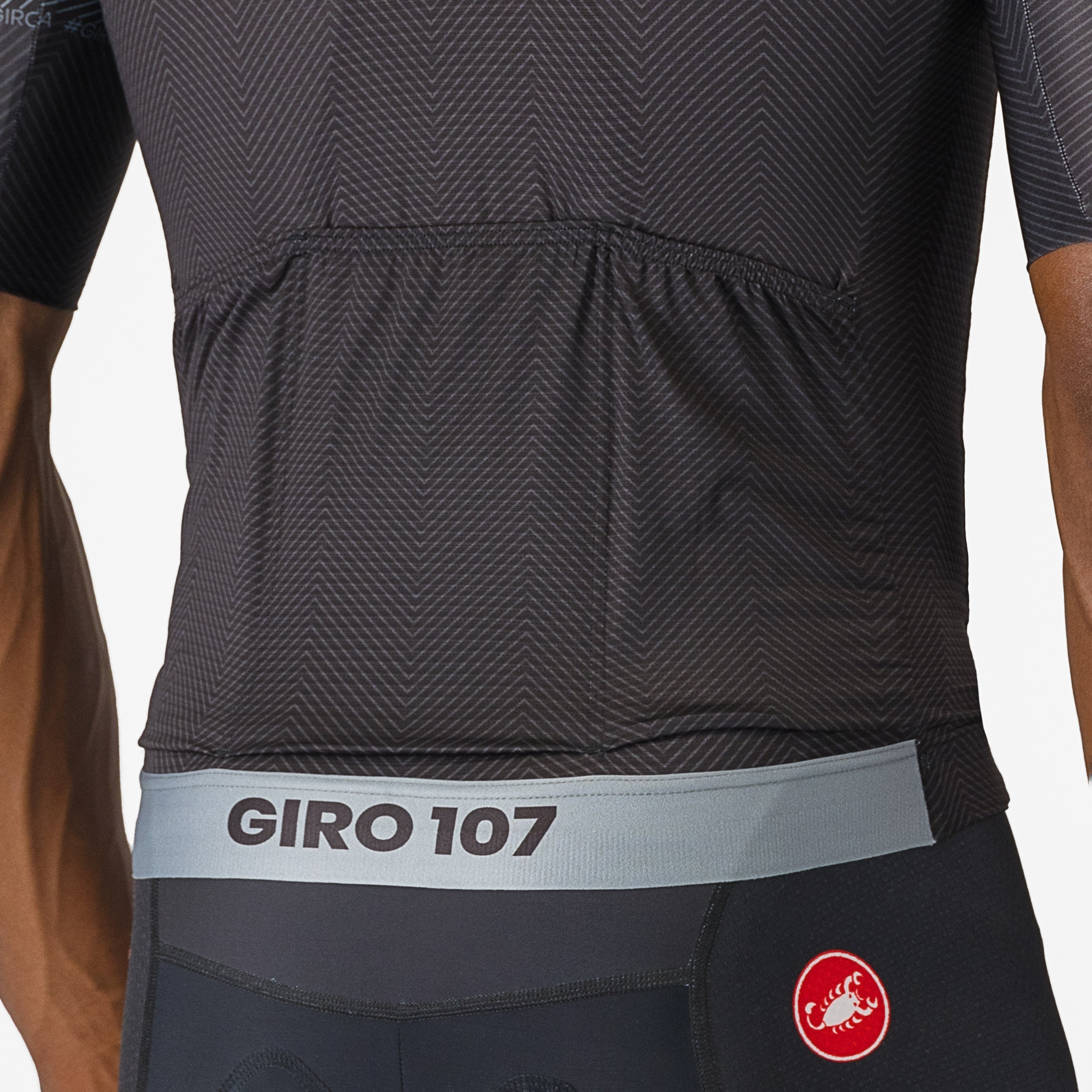 #giro107 race jersey - nero - castelli