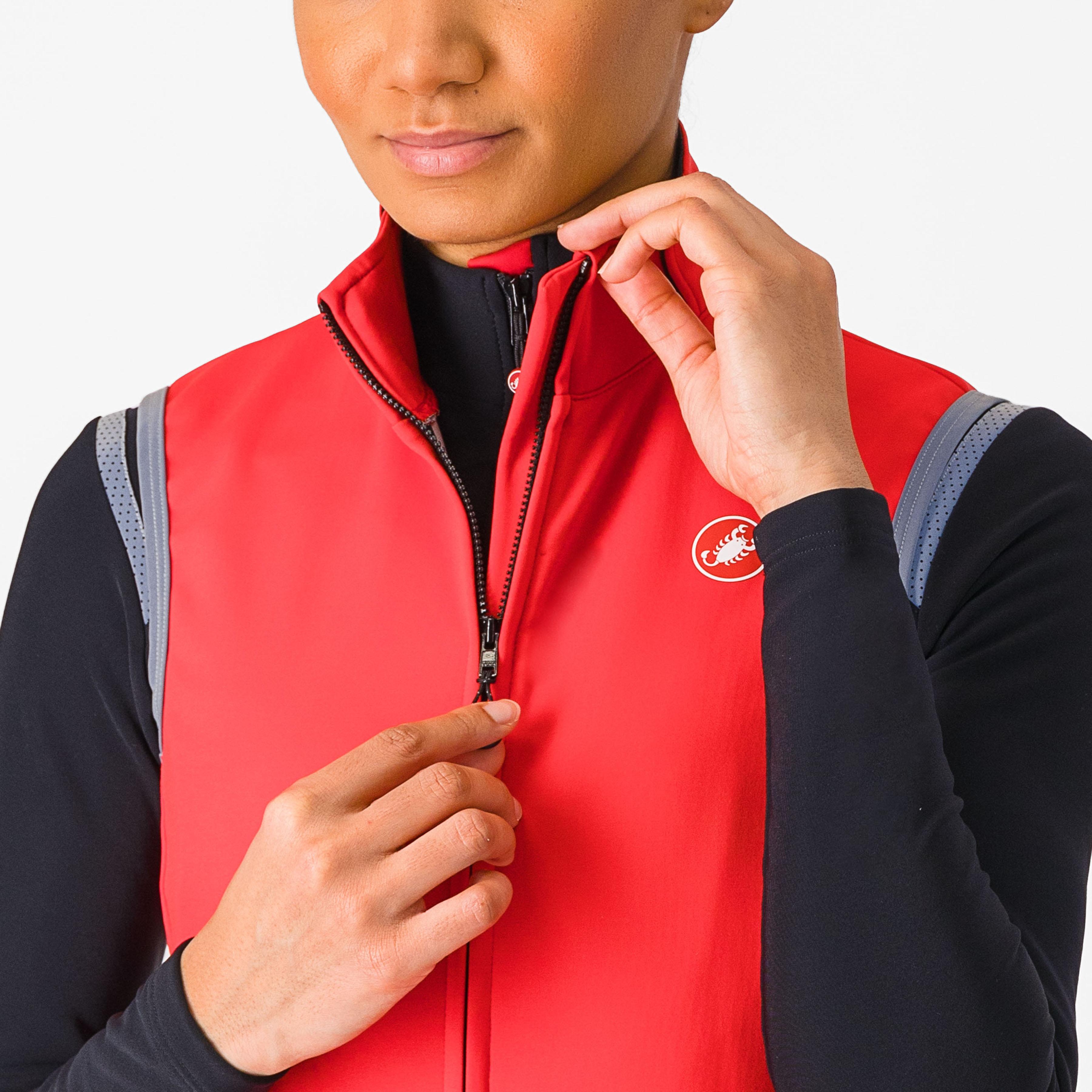 Perfetto ros 2 w vest - hibiscus - castelli