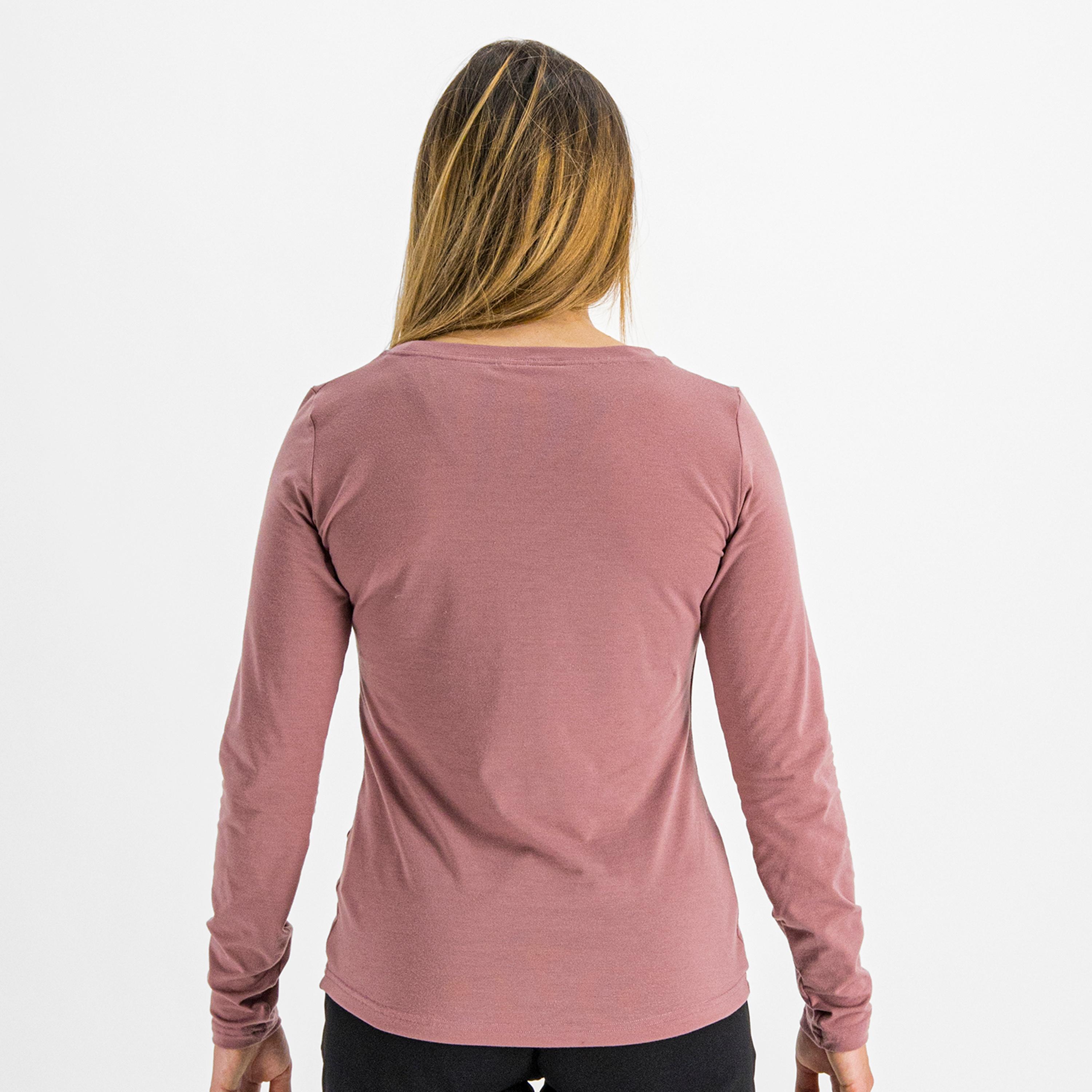 Xplore w tee long sleeve - mauve - sportful