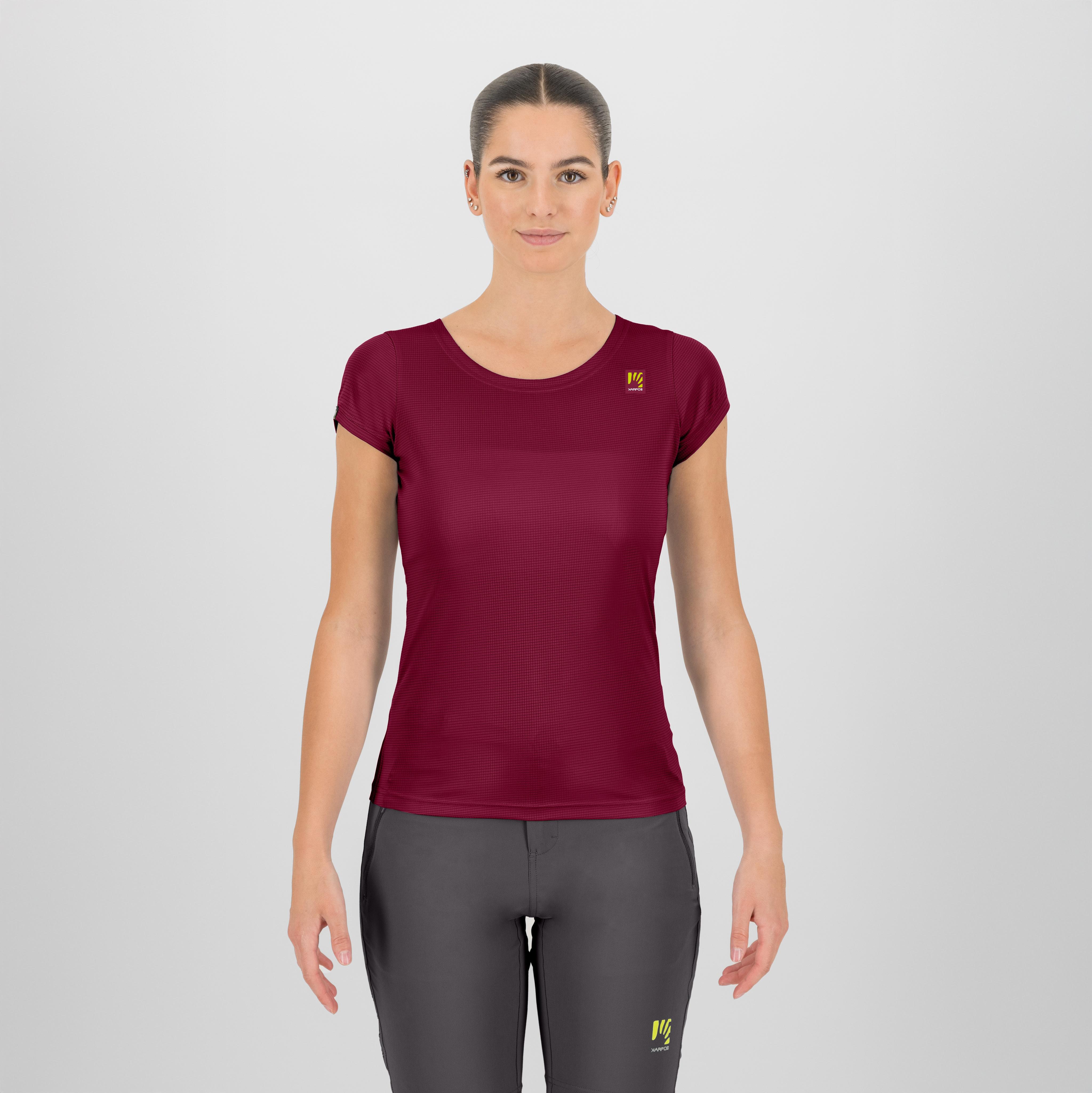 Loma evo w t-shirt - beet red - karpos