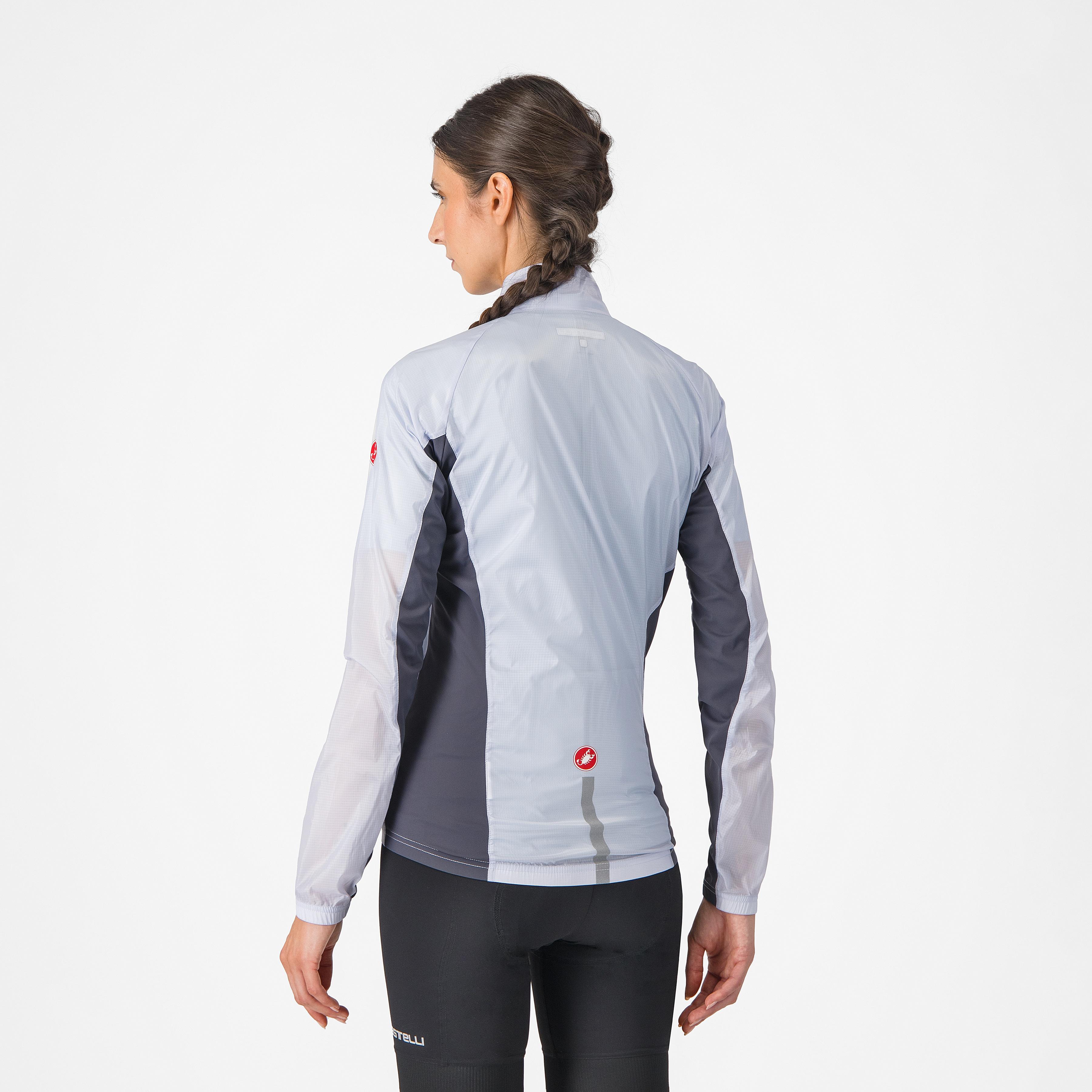 Squadra stretch  w jacket - silver gray/dark gray - castelli