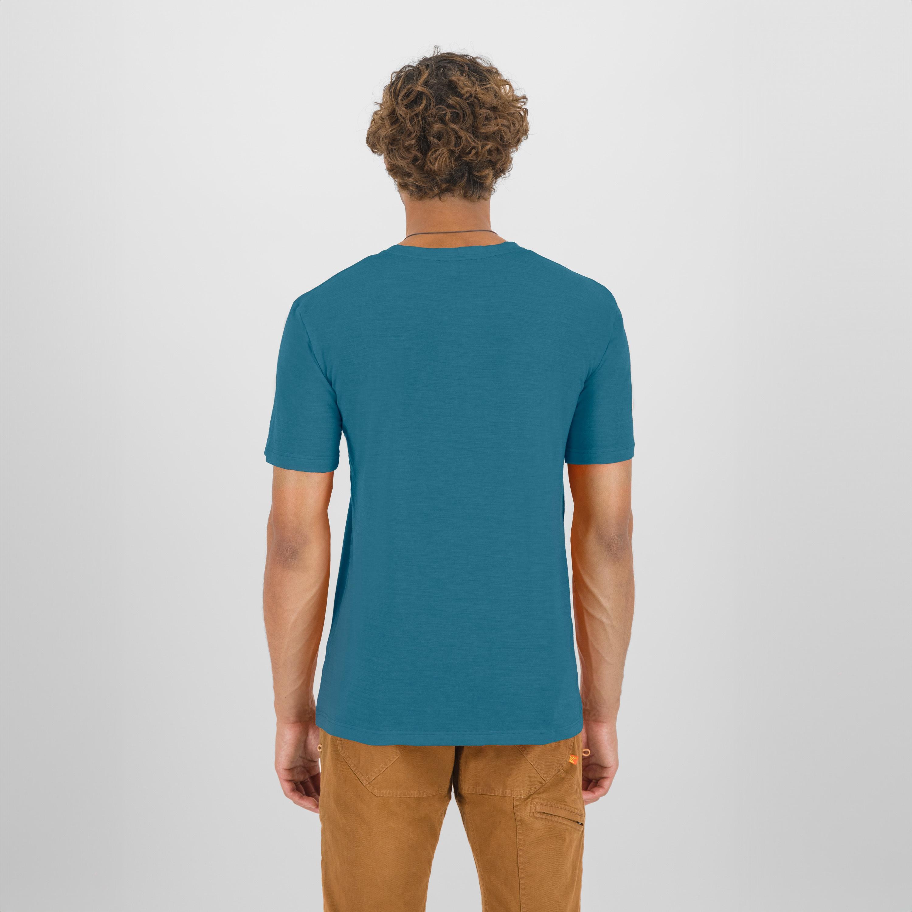 Coppolo merino t-shirt - larkspur - karpos