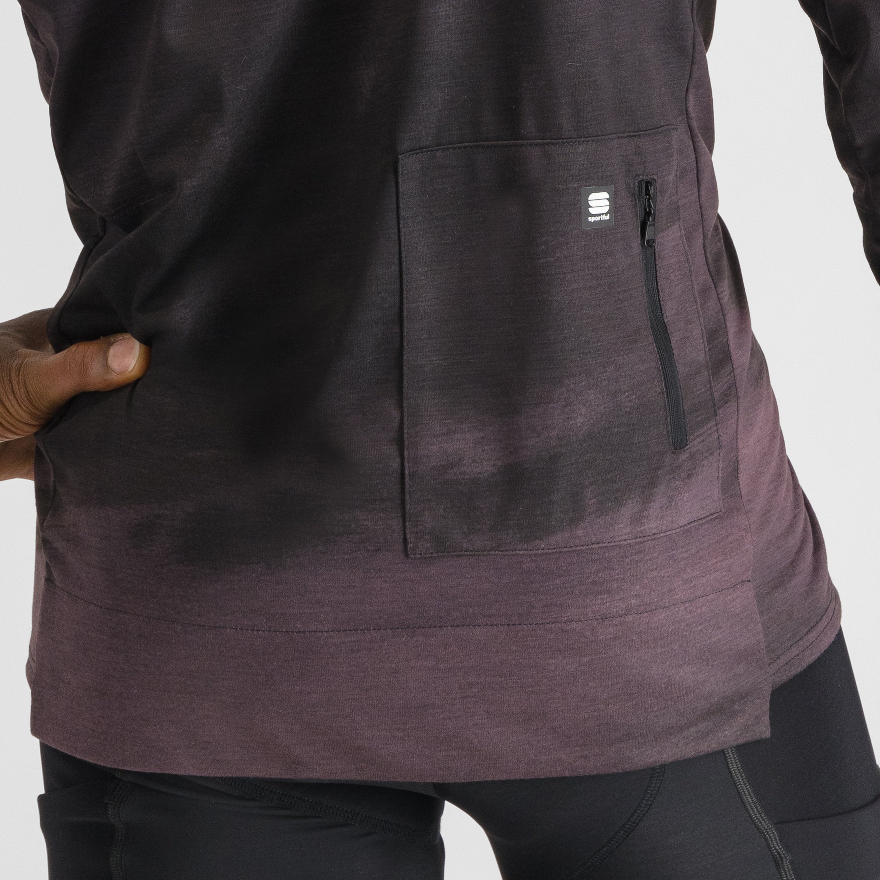 Flow giara tee long sleeve - mud - sportful
