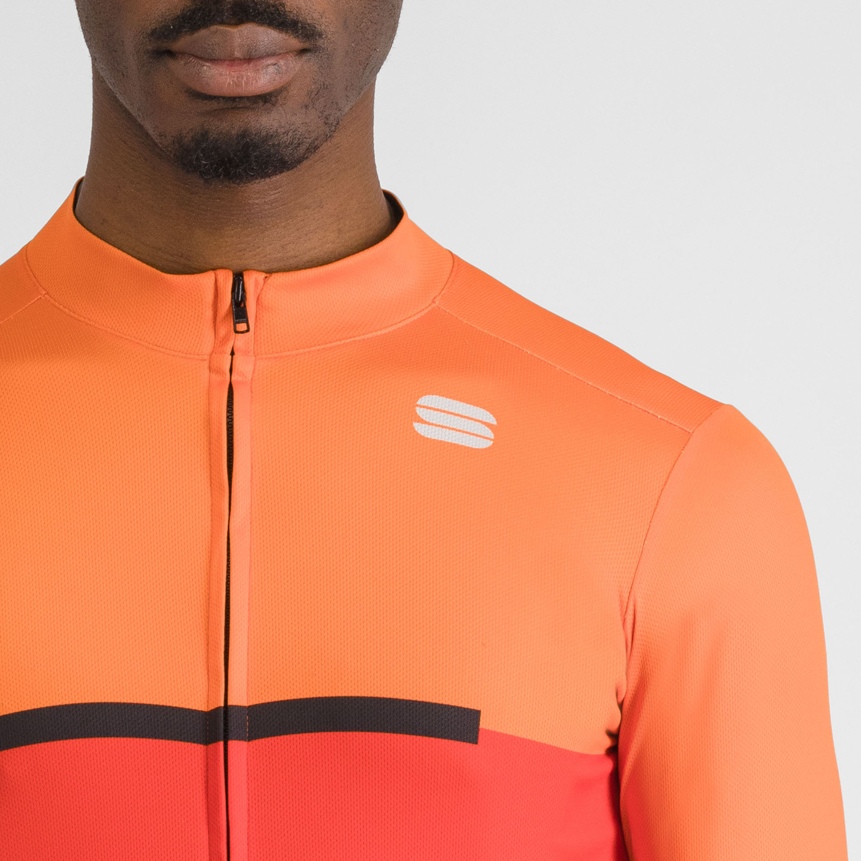 Pista thermal jersey - red orange black - sportful