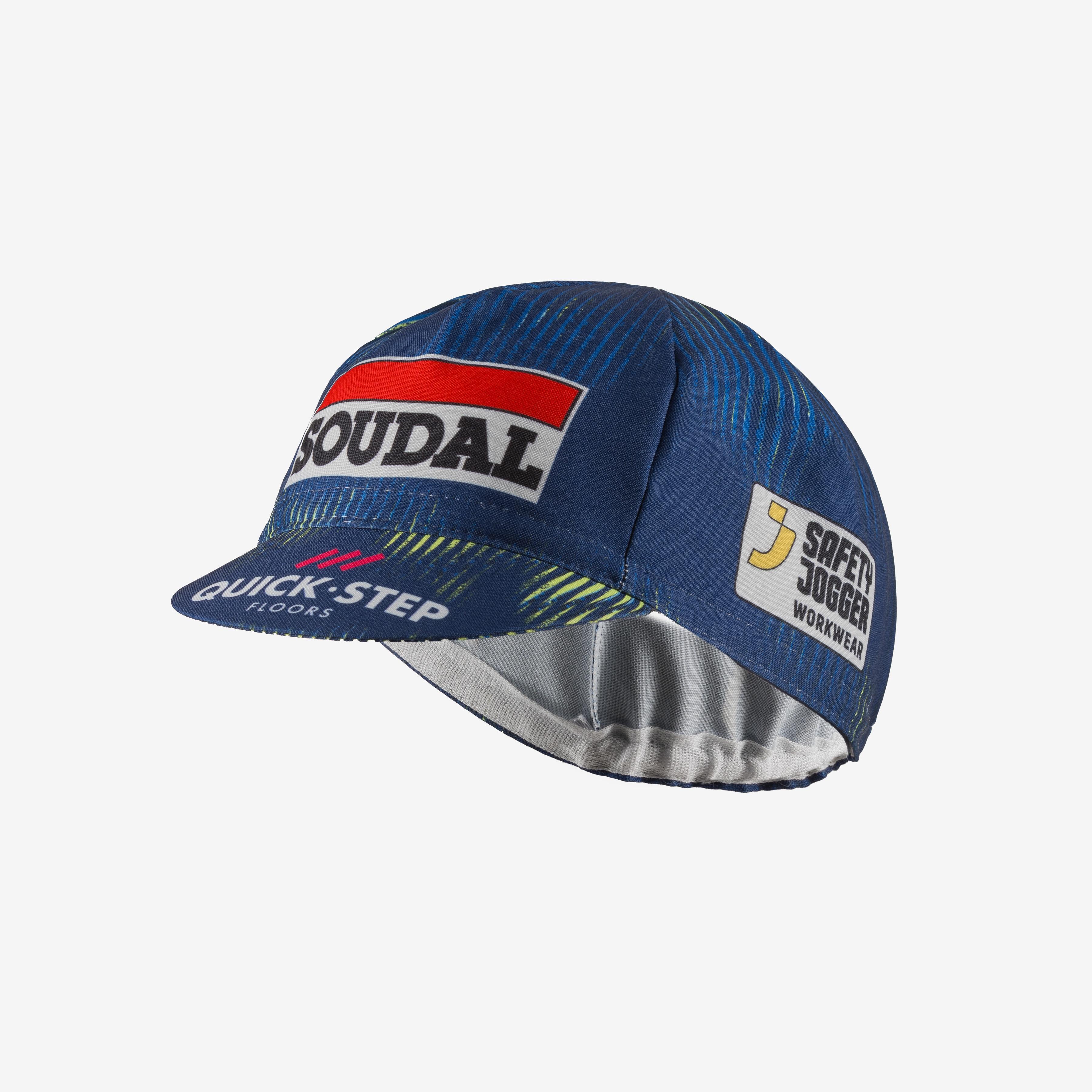 Cycling cap - blue/electric lime - castelli