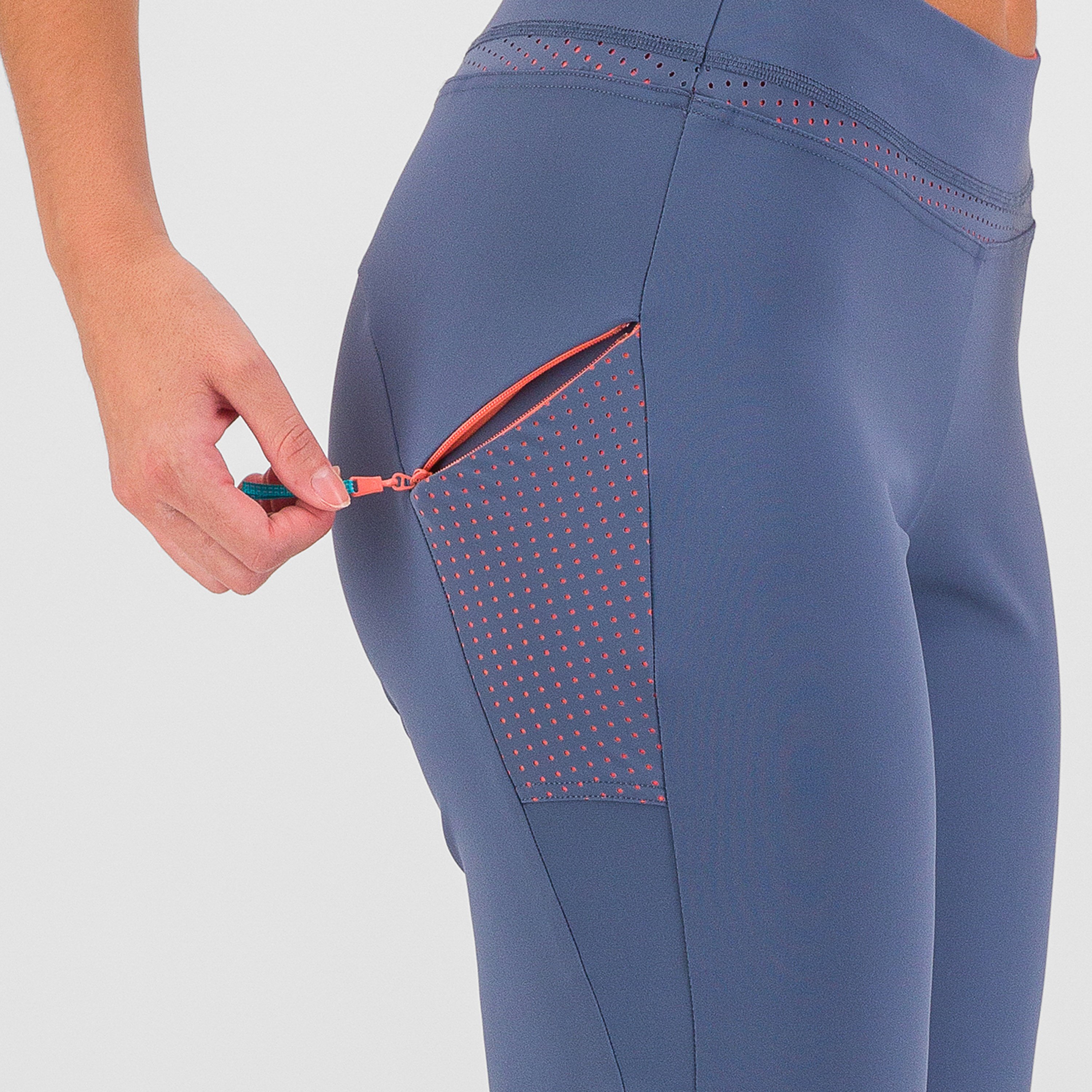 Easygoing w pant - vintage indigo/hot coral - karpos