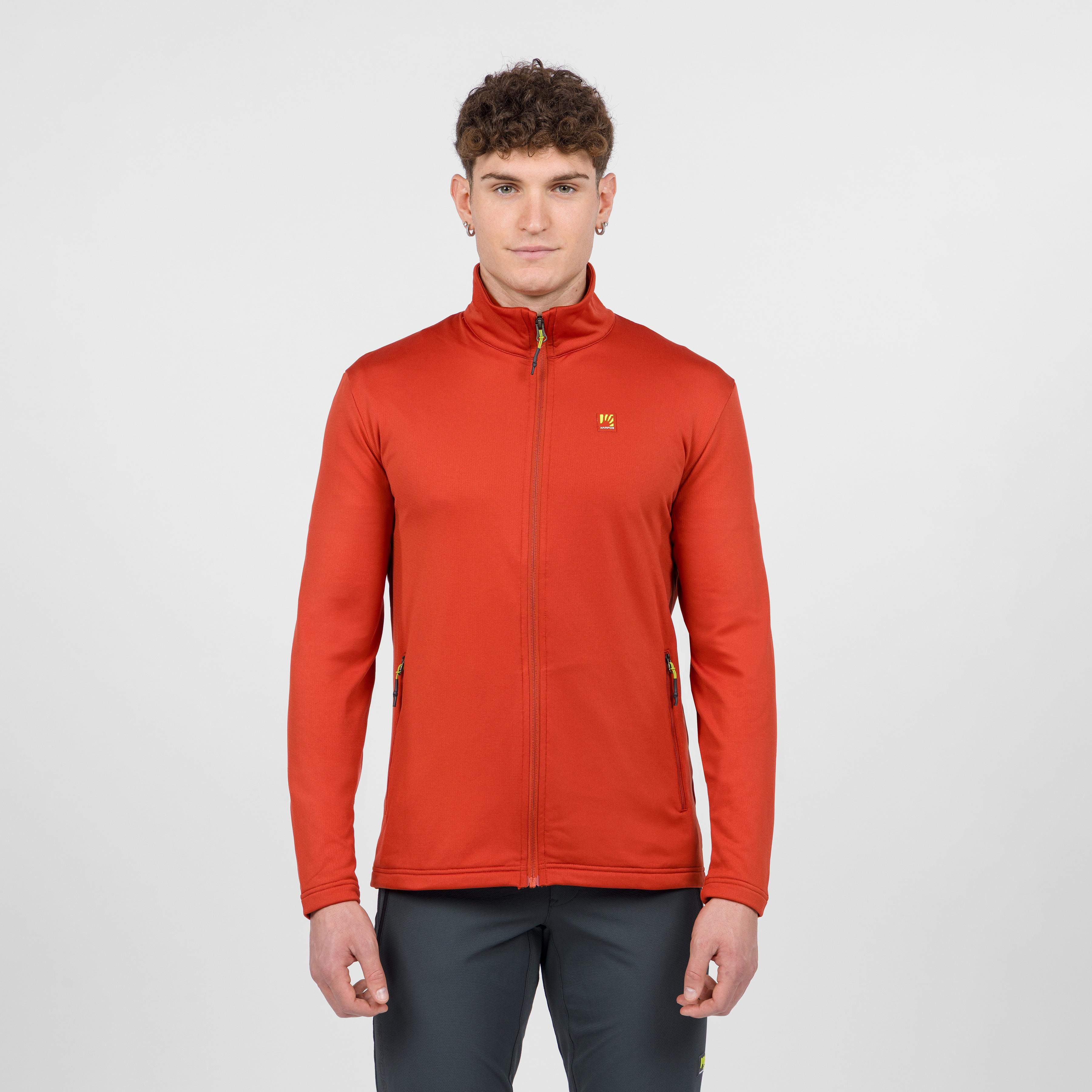 Pizzocco evo full zip fleece - fire - karpos