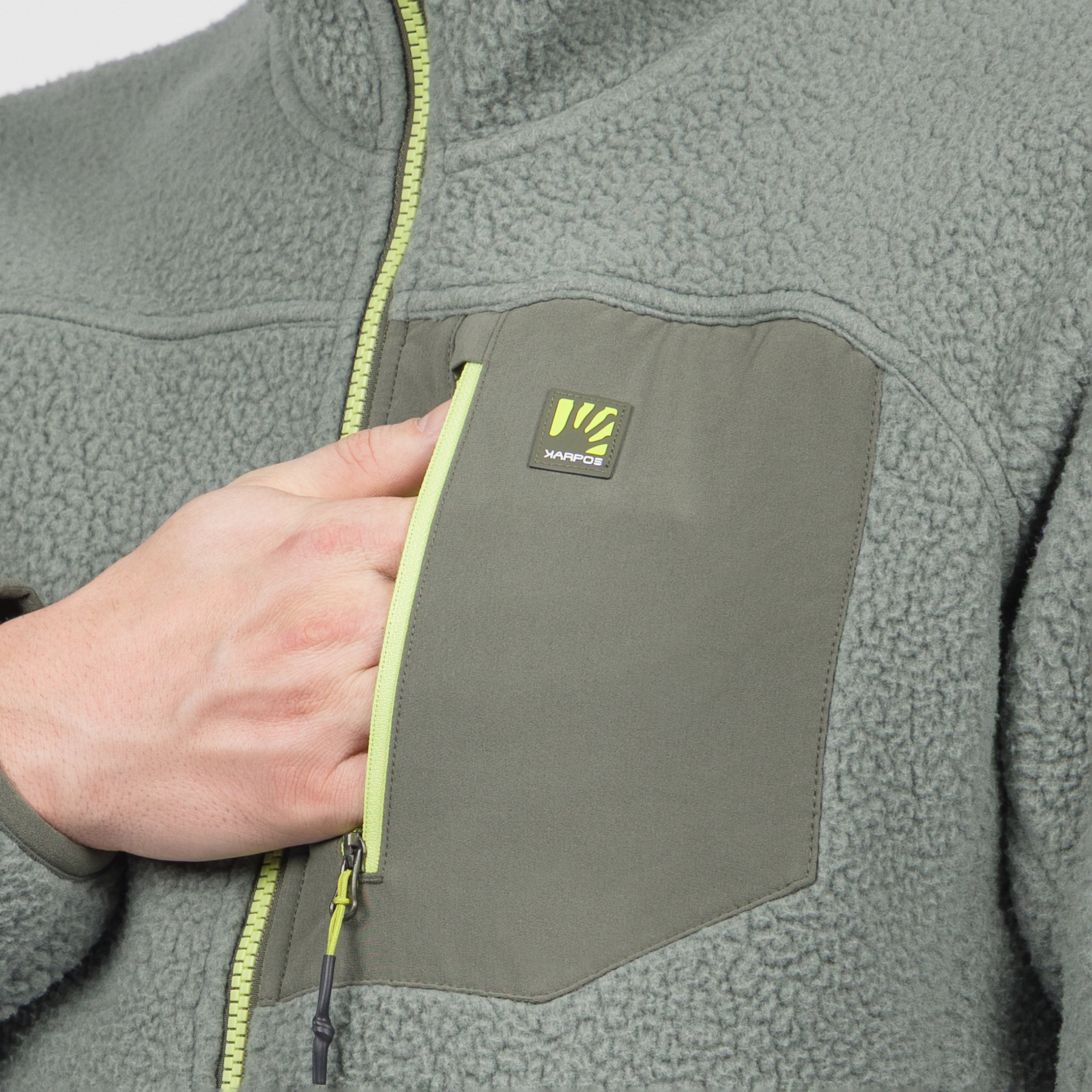 Moiazza retrò fleece - castor/kambaba - karpos