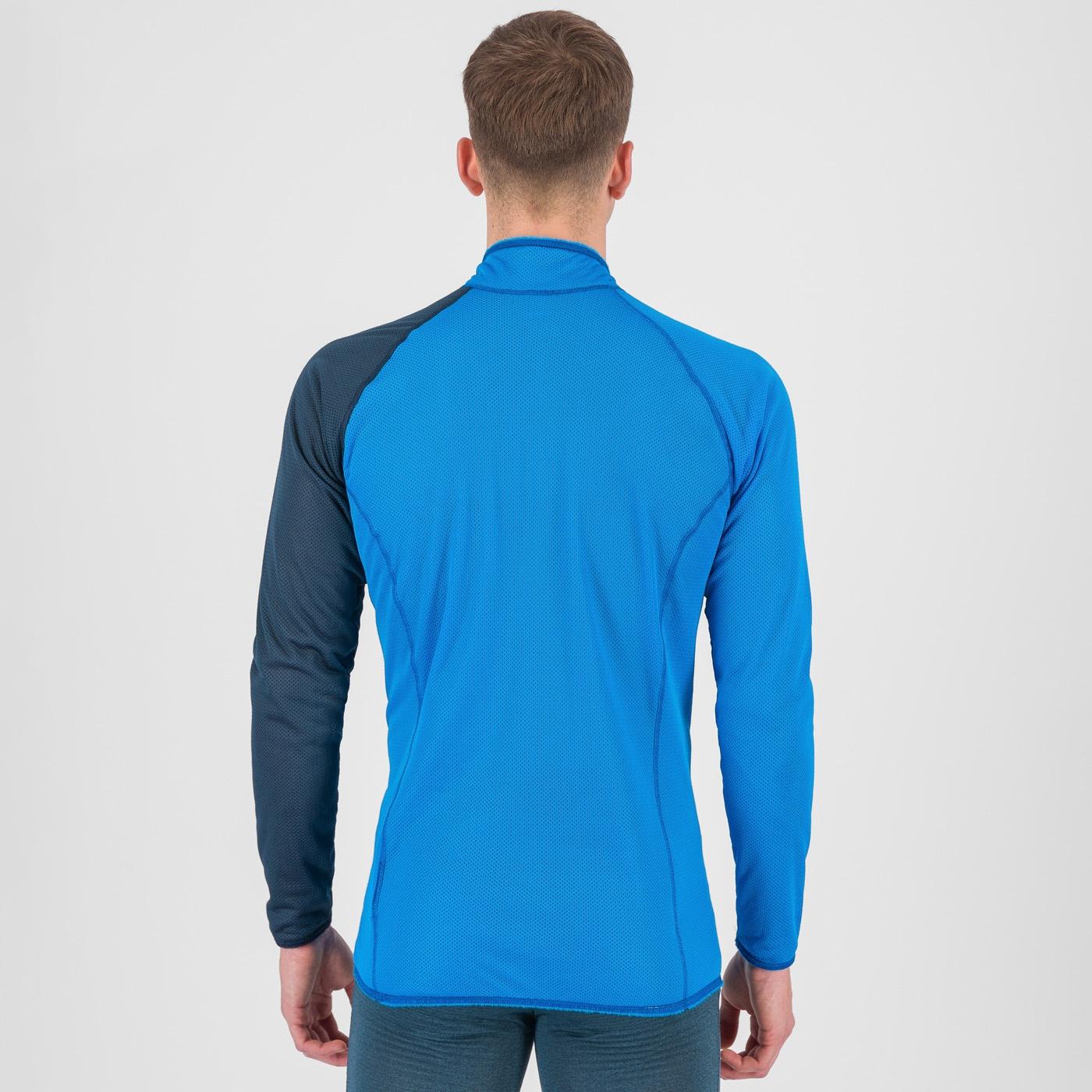 Dinamico octa jersey ls half zip - diva blue/midnight - karpos