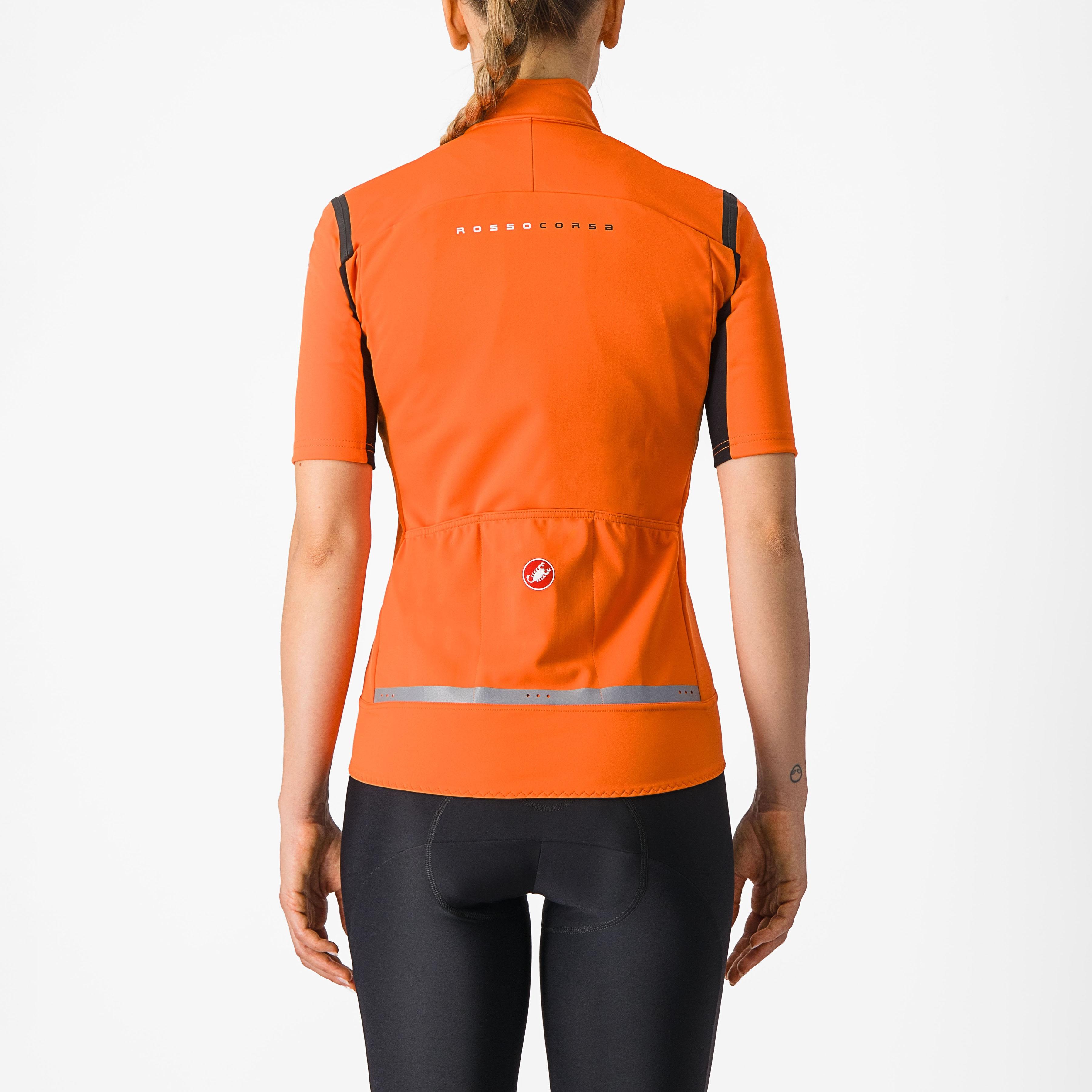 Gabba ros 2 w - red orange/black reflex - castelli