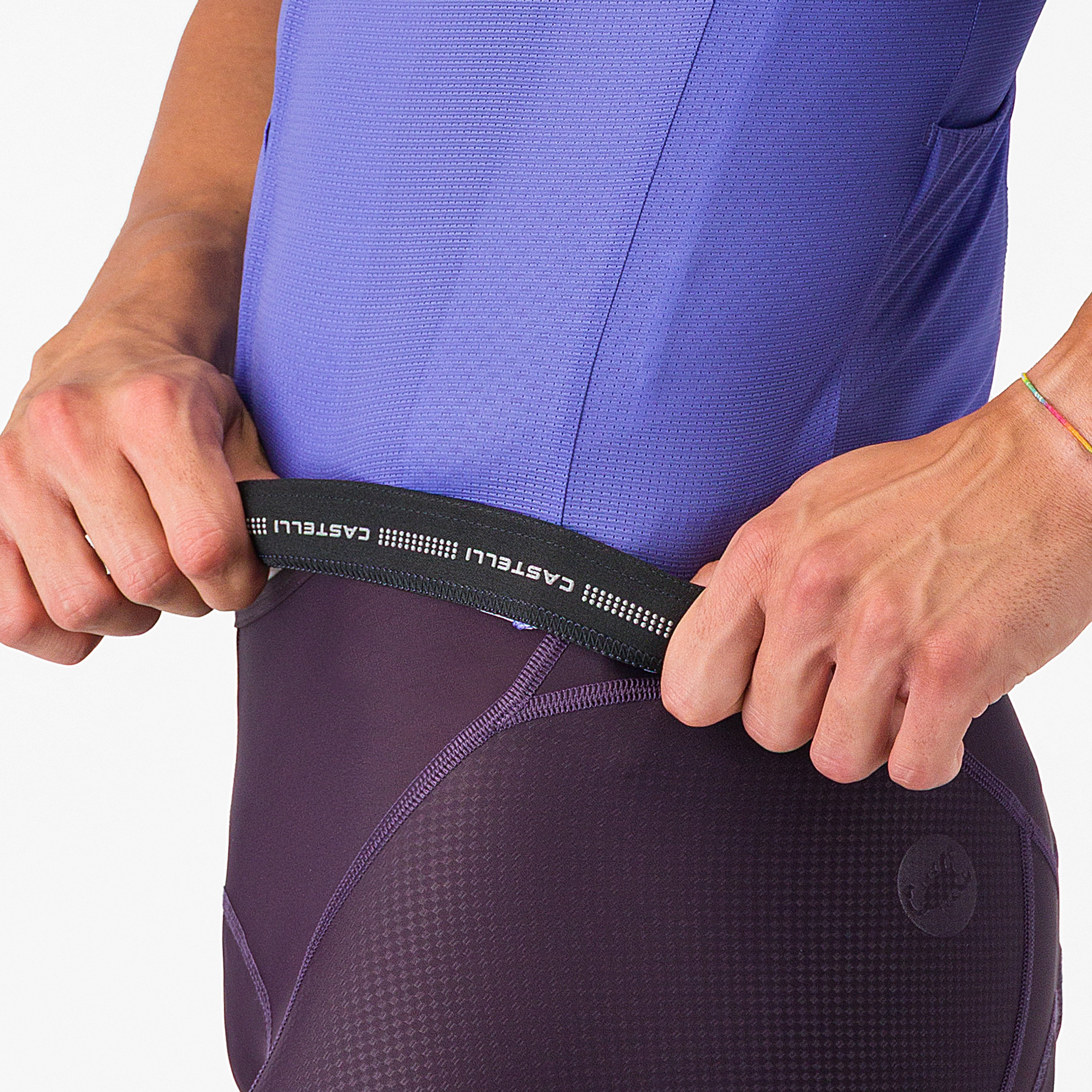 Drittone logo jersey - ultraviolet/rosa giro - castelli