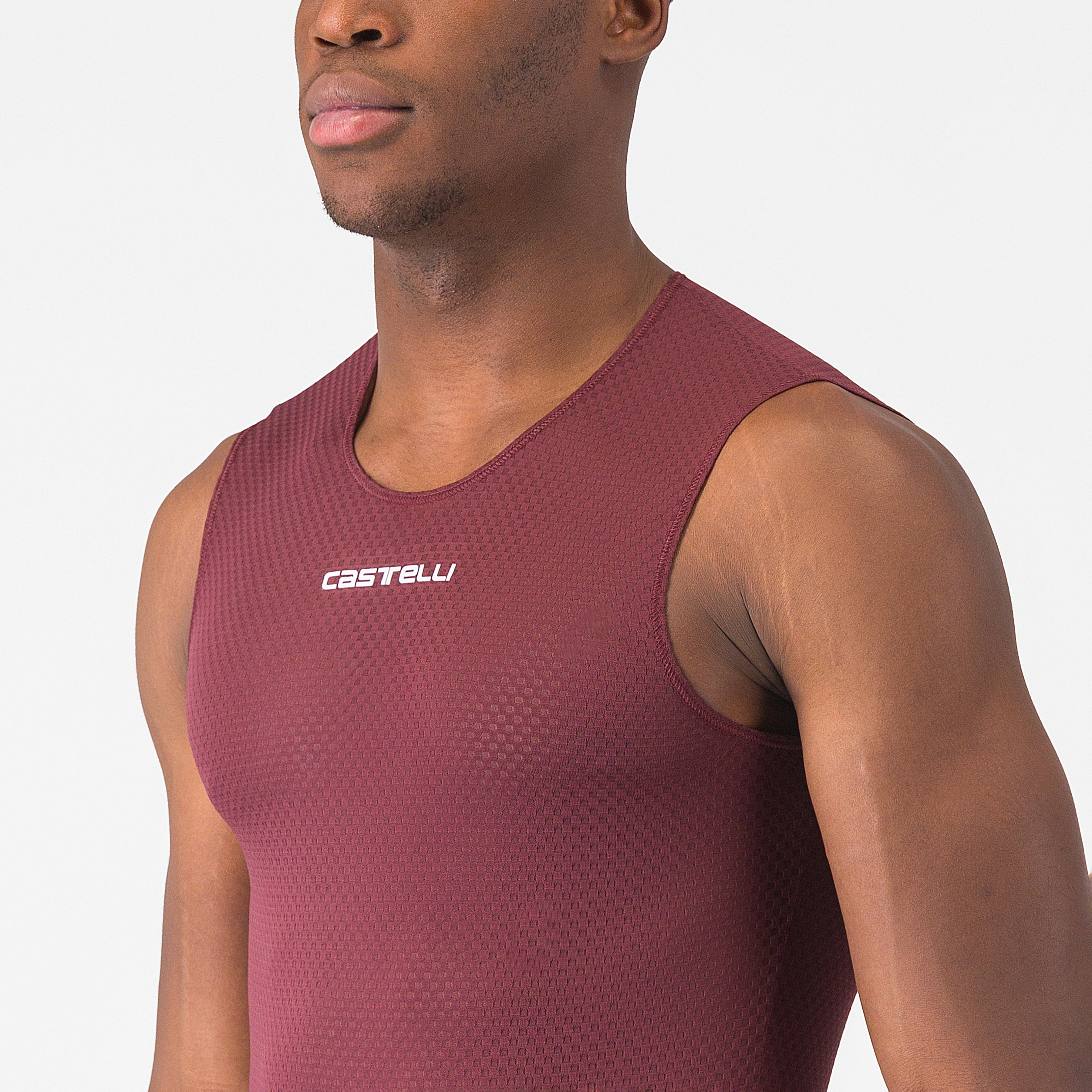 Pro mesh 2.0 sleeveless - deep bordeaux - castelli