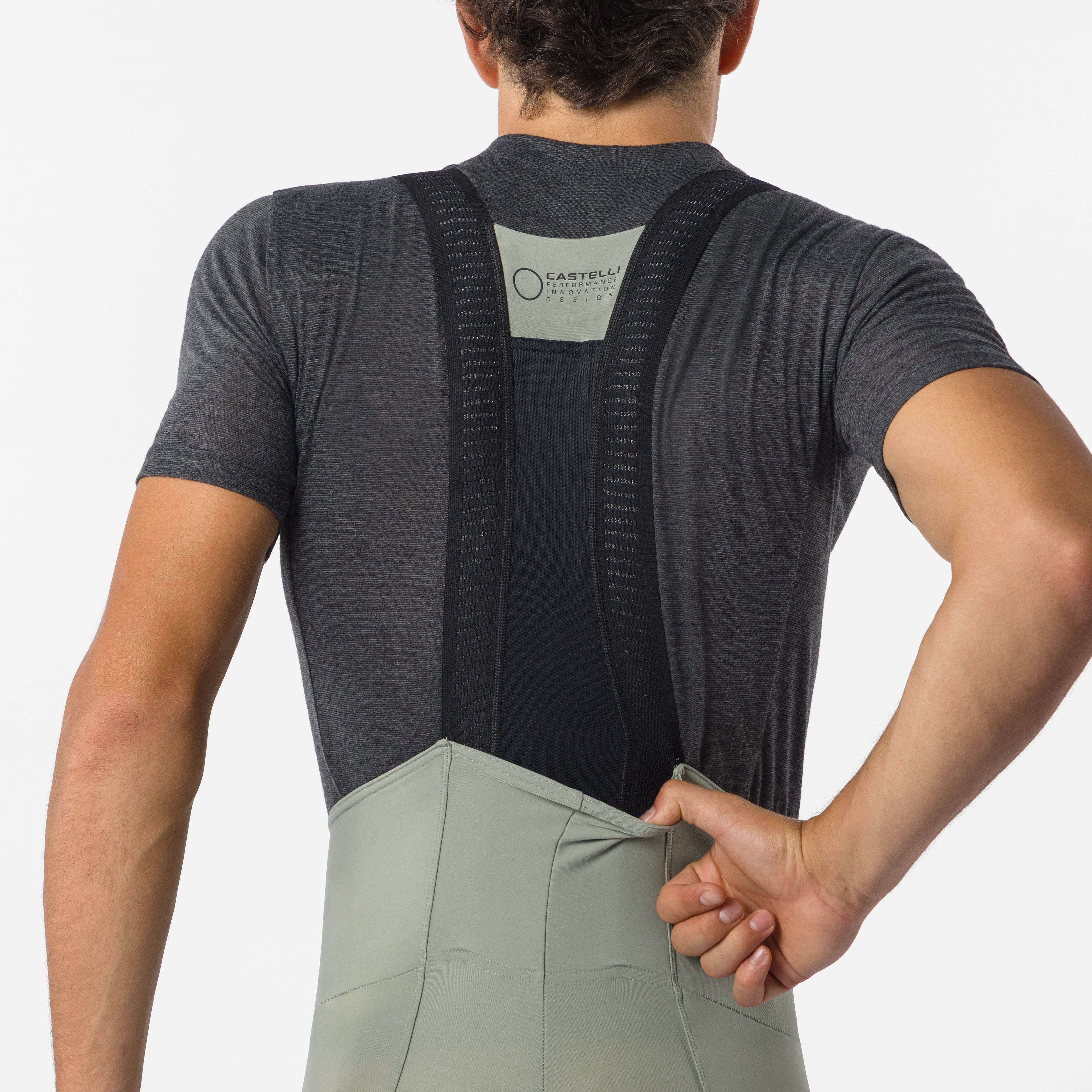 Espresso thermal bibshort - shadow - castelli