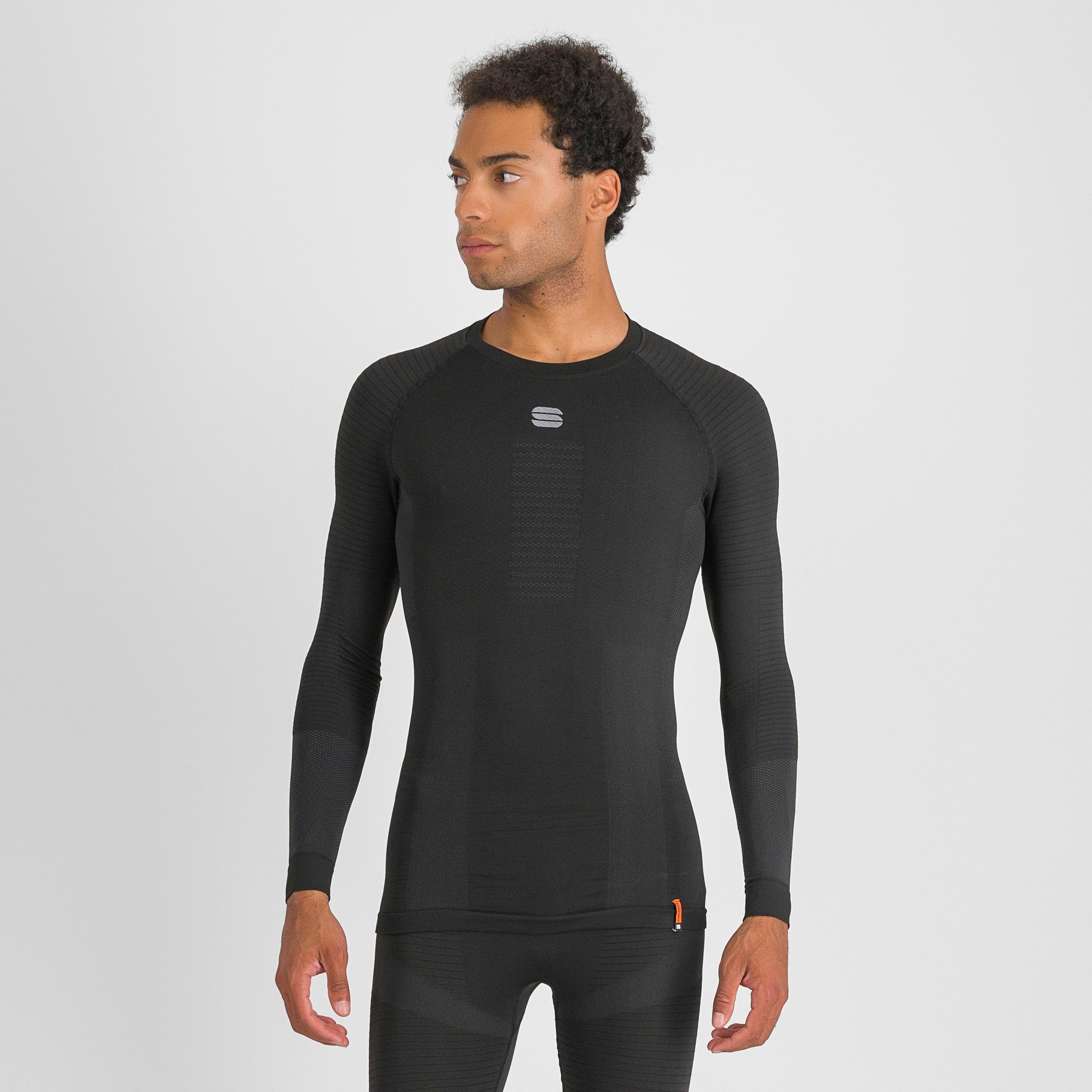 2nd skin tee long sleeve - black - sportful