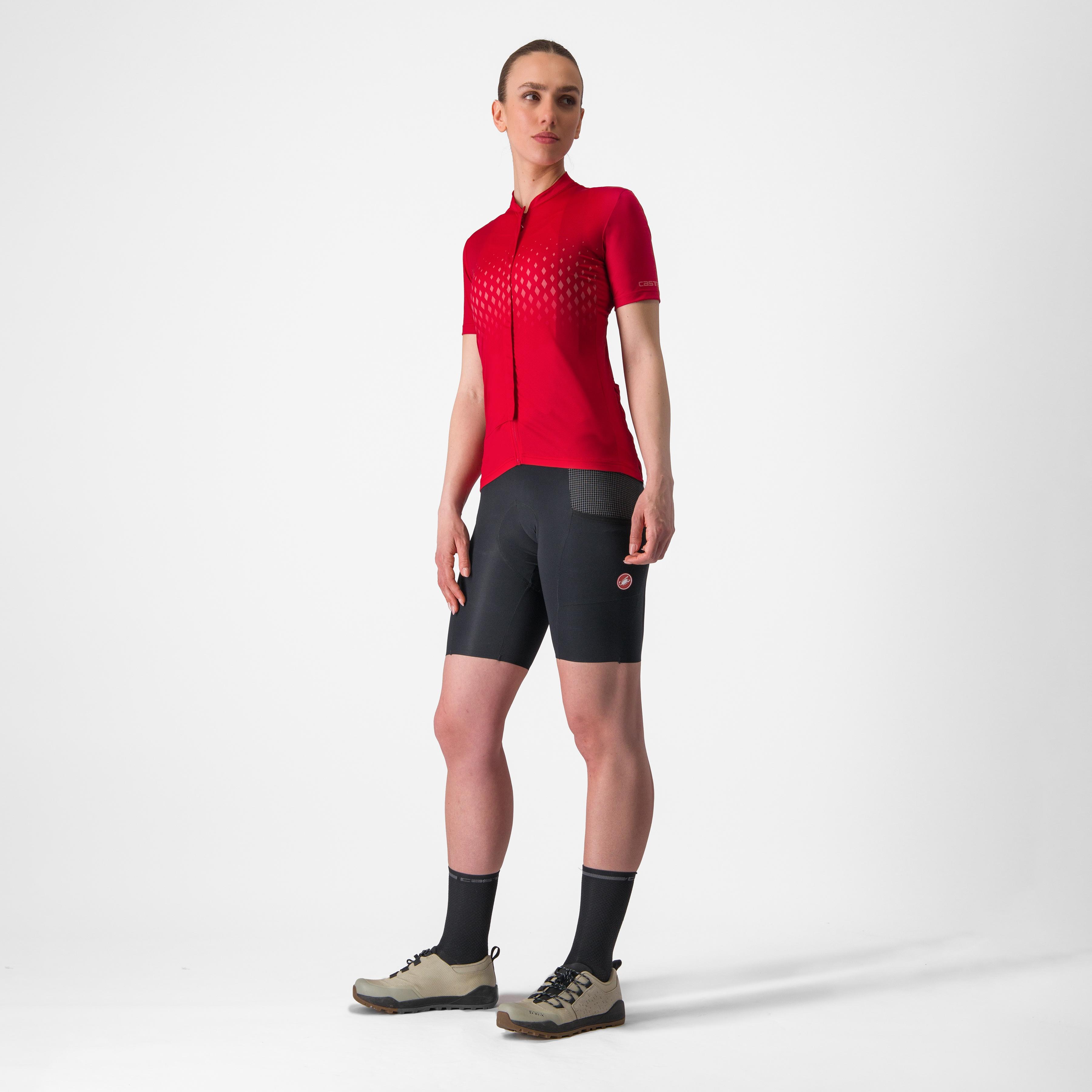 Unlimited sentiero 3 jersey - rich red/mineral red - castelli