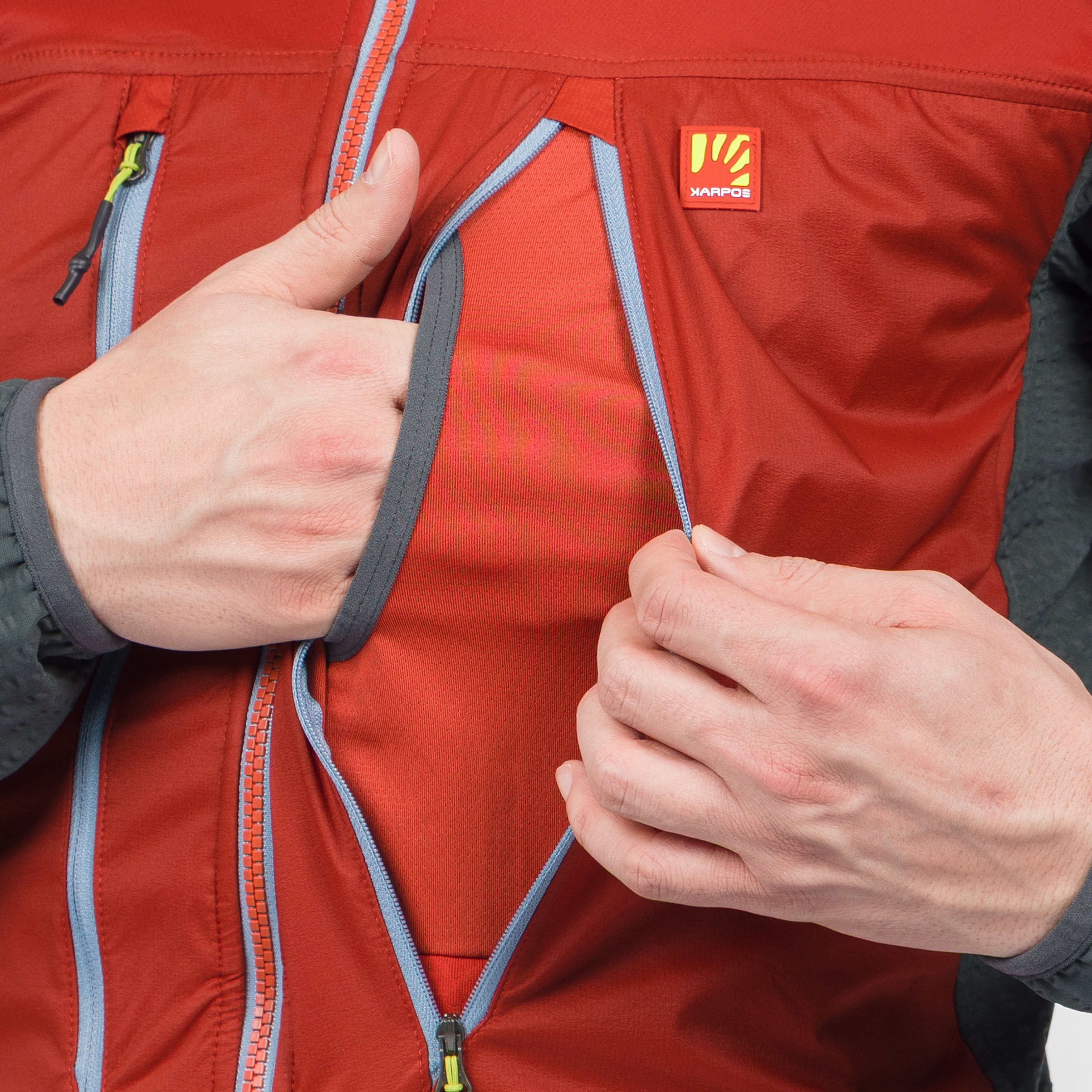 Alagna plus 2.0 jacket - fire/woodl.gray - karpos