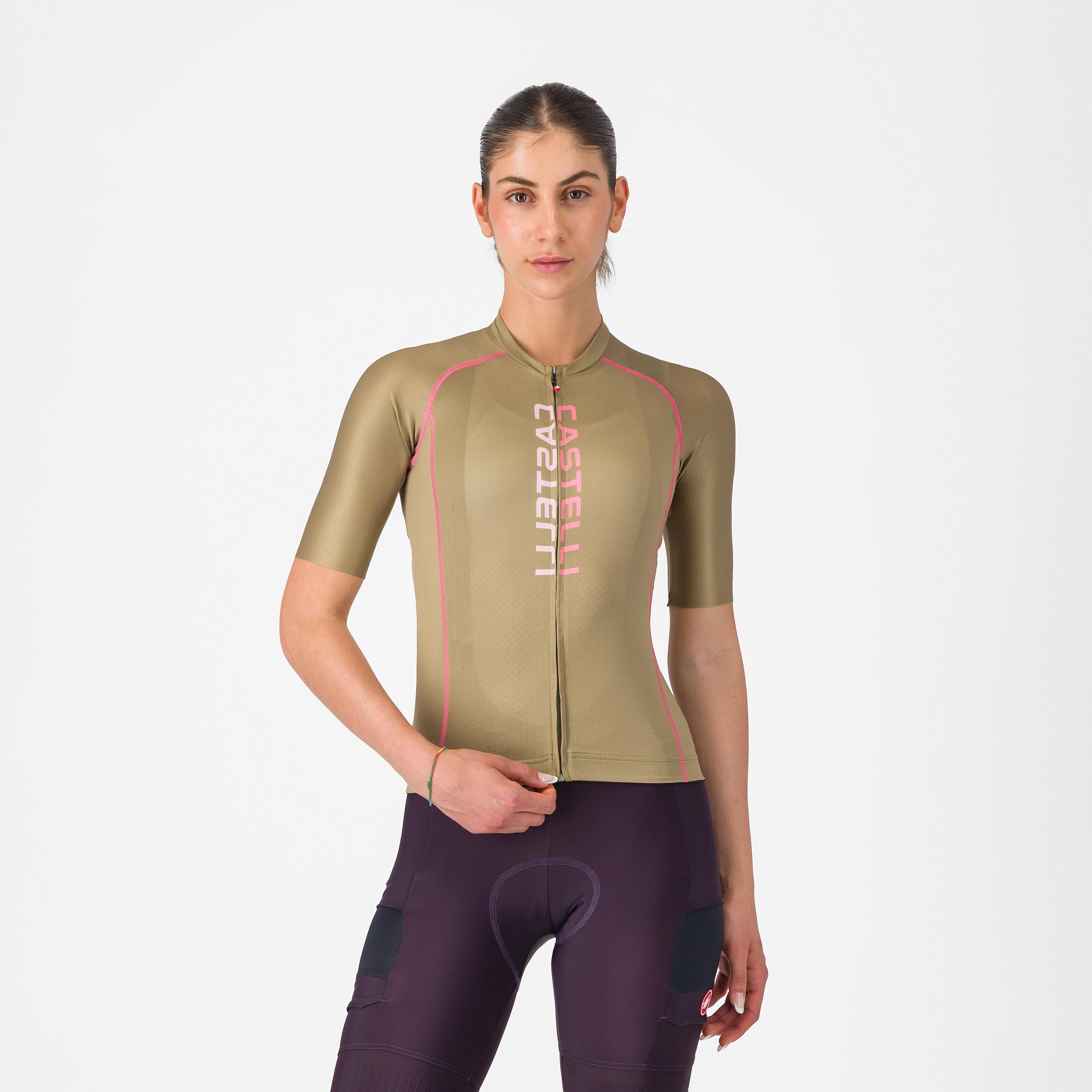 Unlimited 2 w jersey - elmwood/rosa giro-light pink - castelli