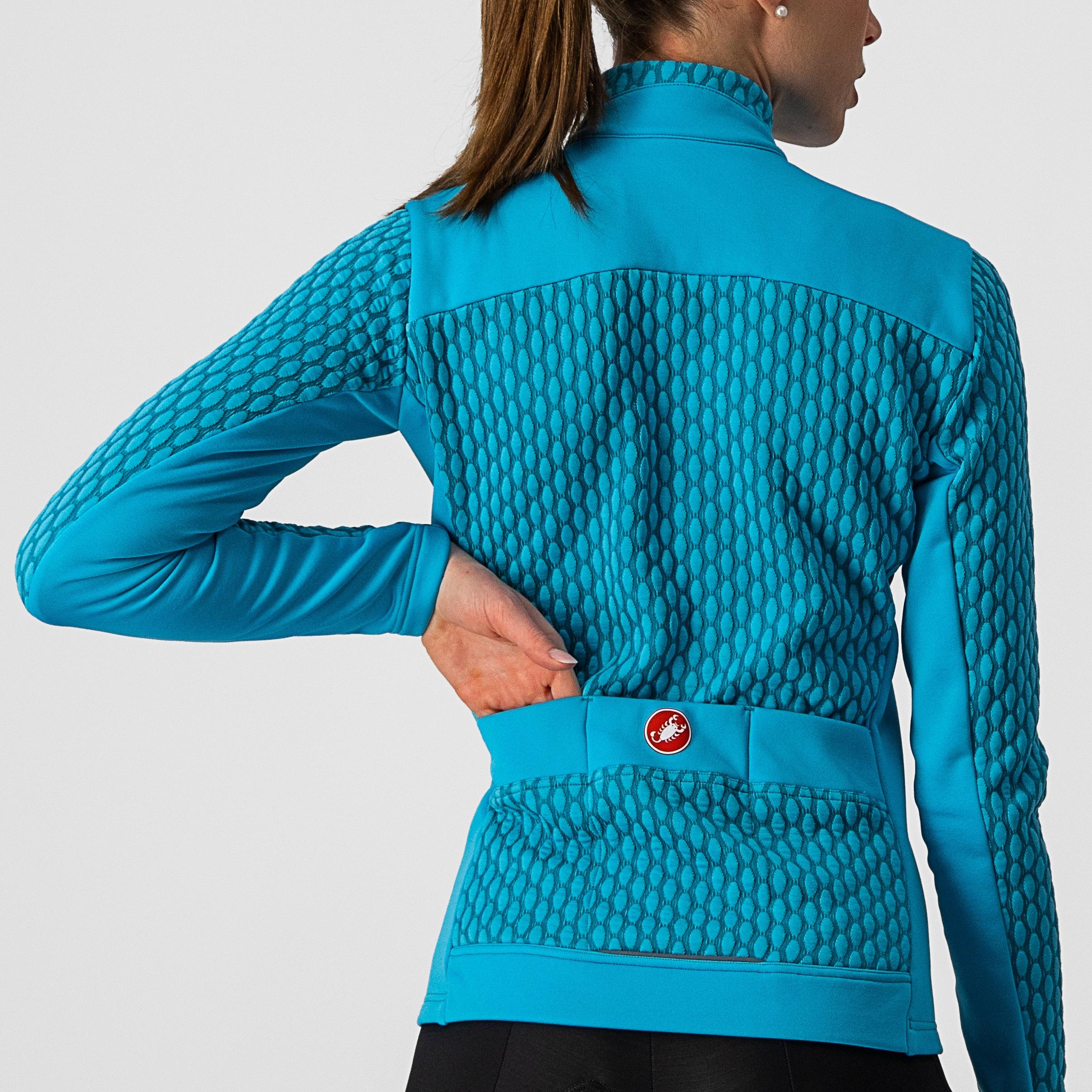 Sfida 2 jersey fz - teal blue/sky blue - castelli