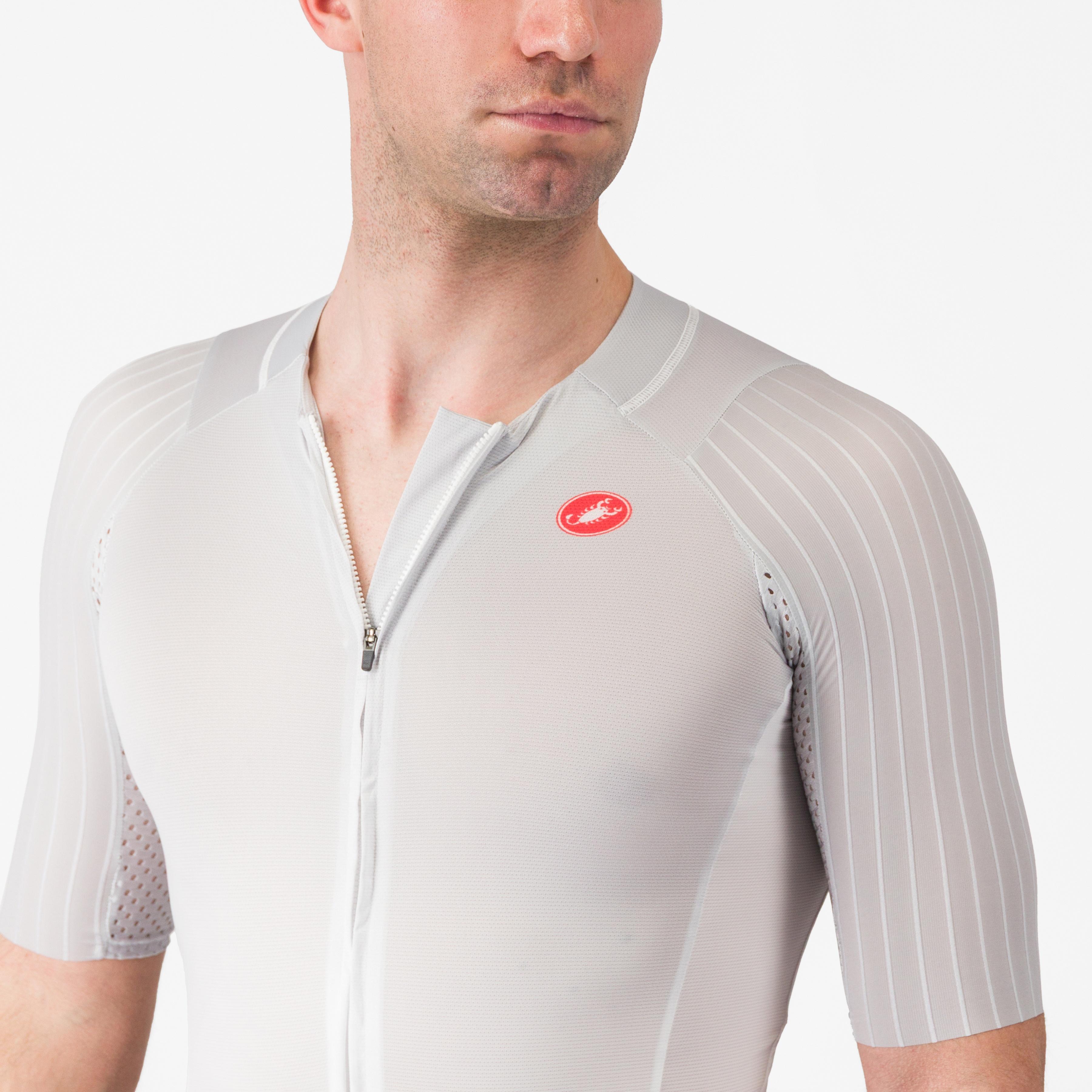 Free speed 3 race top - white/silver gray - castelli