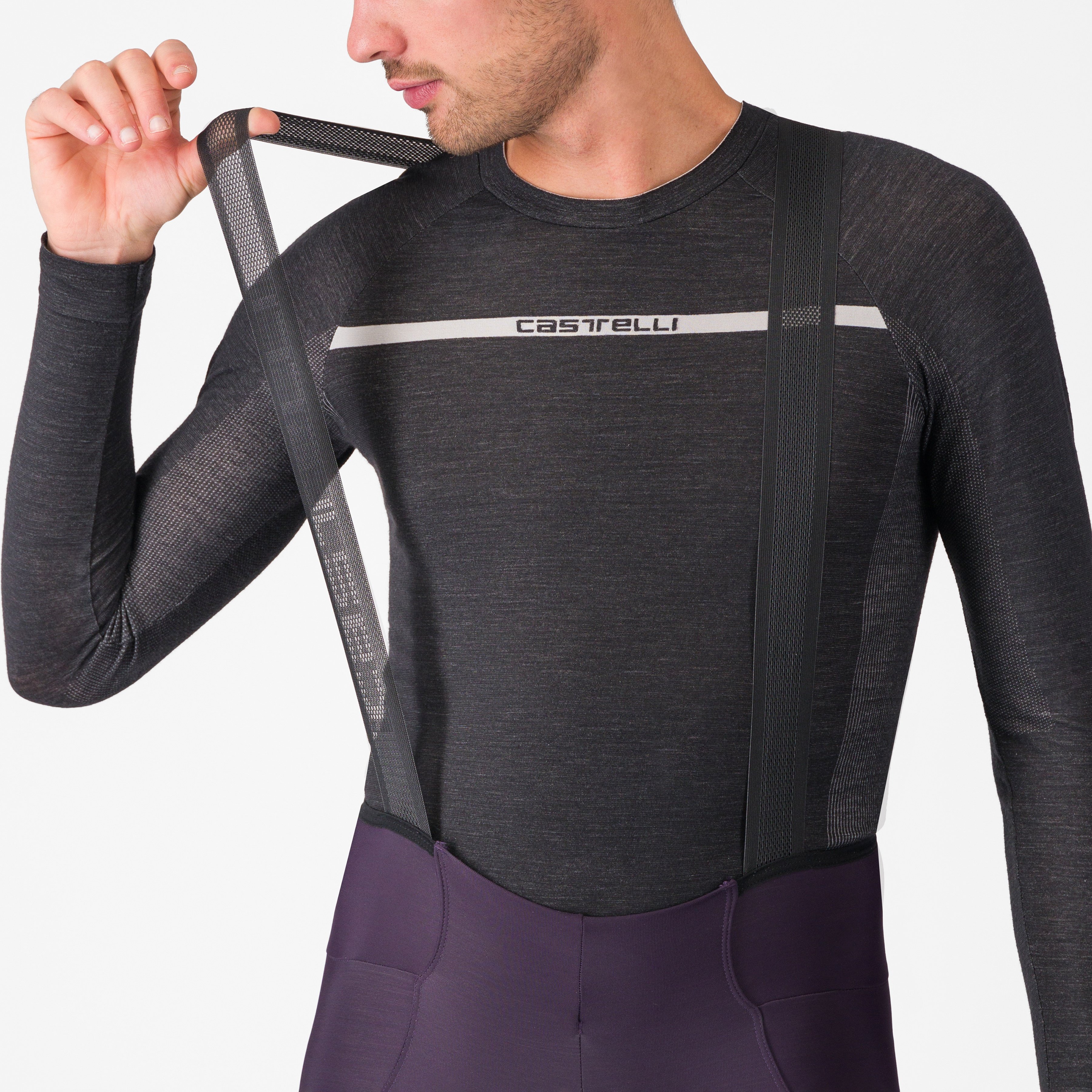 Espresso bibtight - dark night shade - castelli