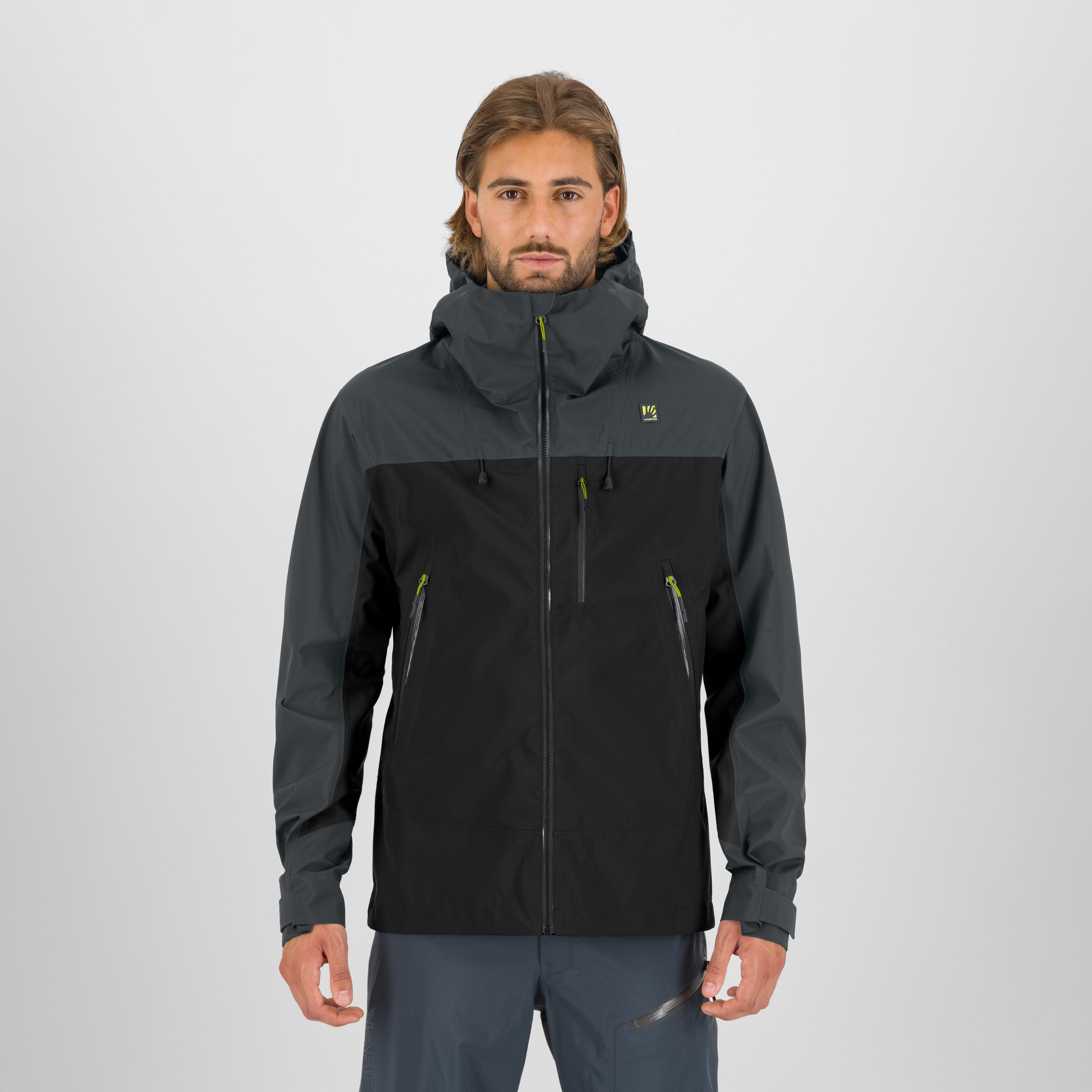 Storm 2.0 jacket - black/woodl.gray - karpos