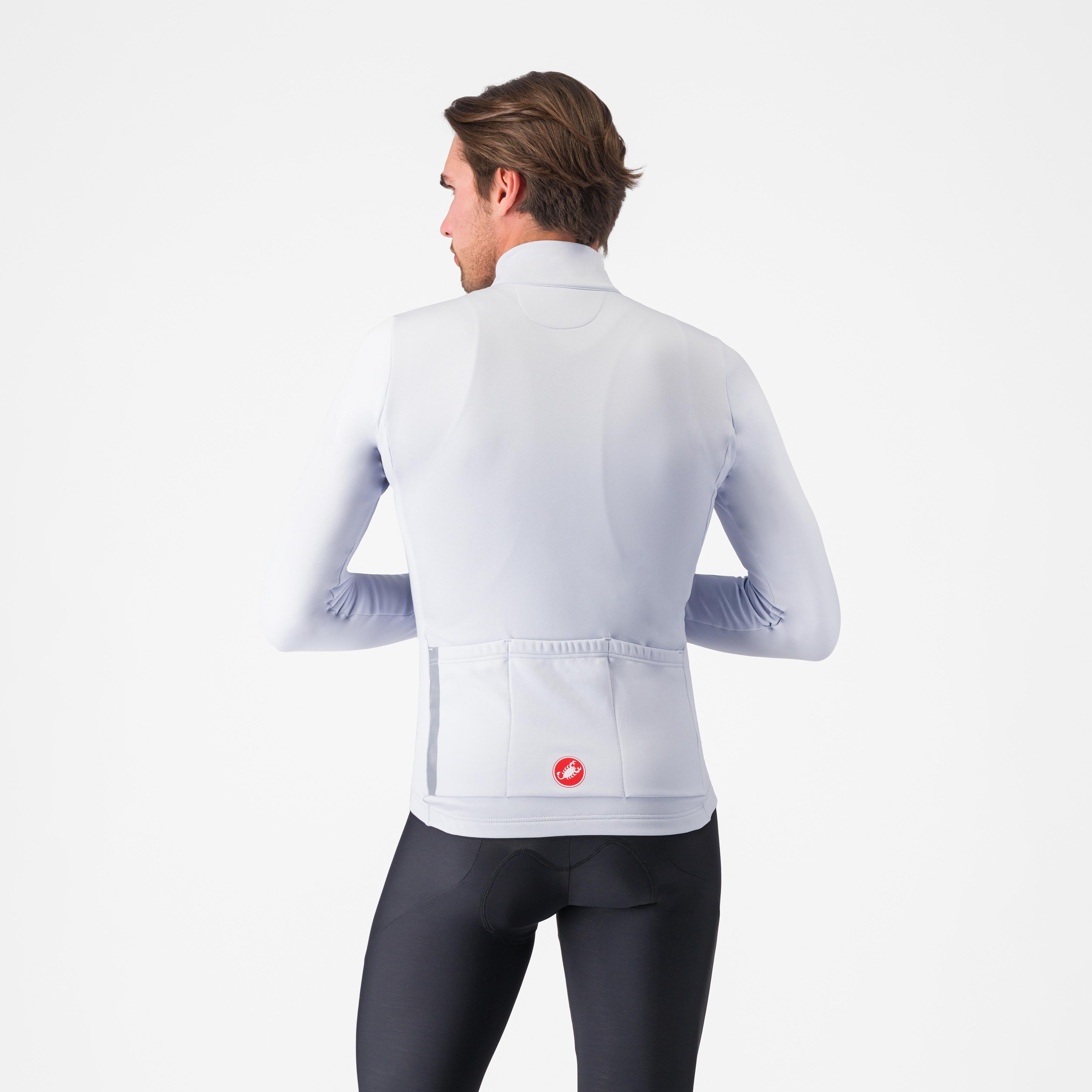 Entrata thermal jersey - silver gray/brilliant orange - castelli