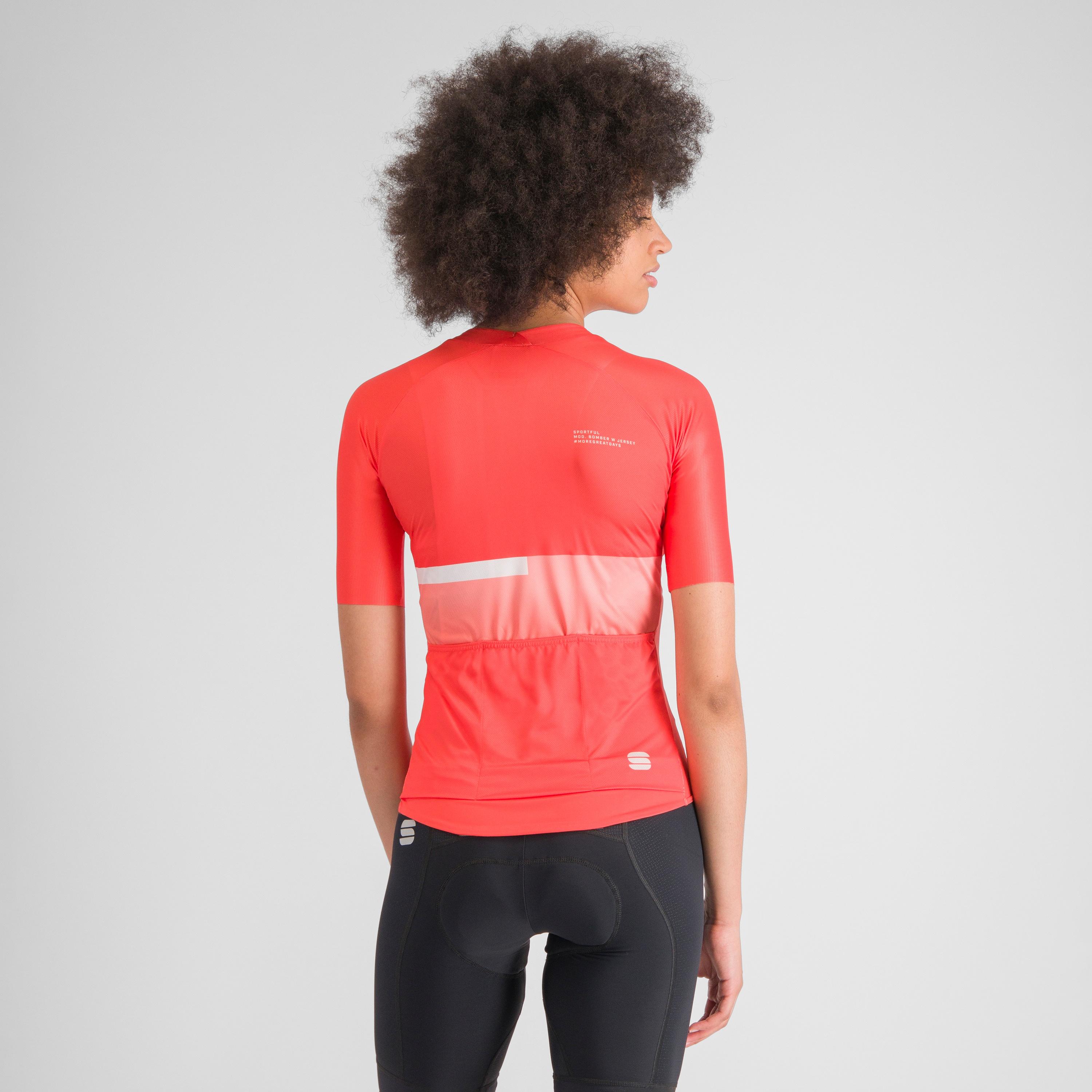 Bomber w jersey - pompelmo white - sportful