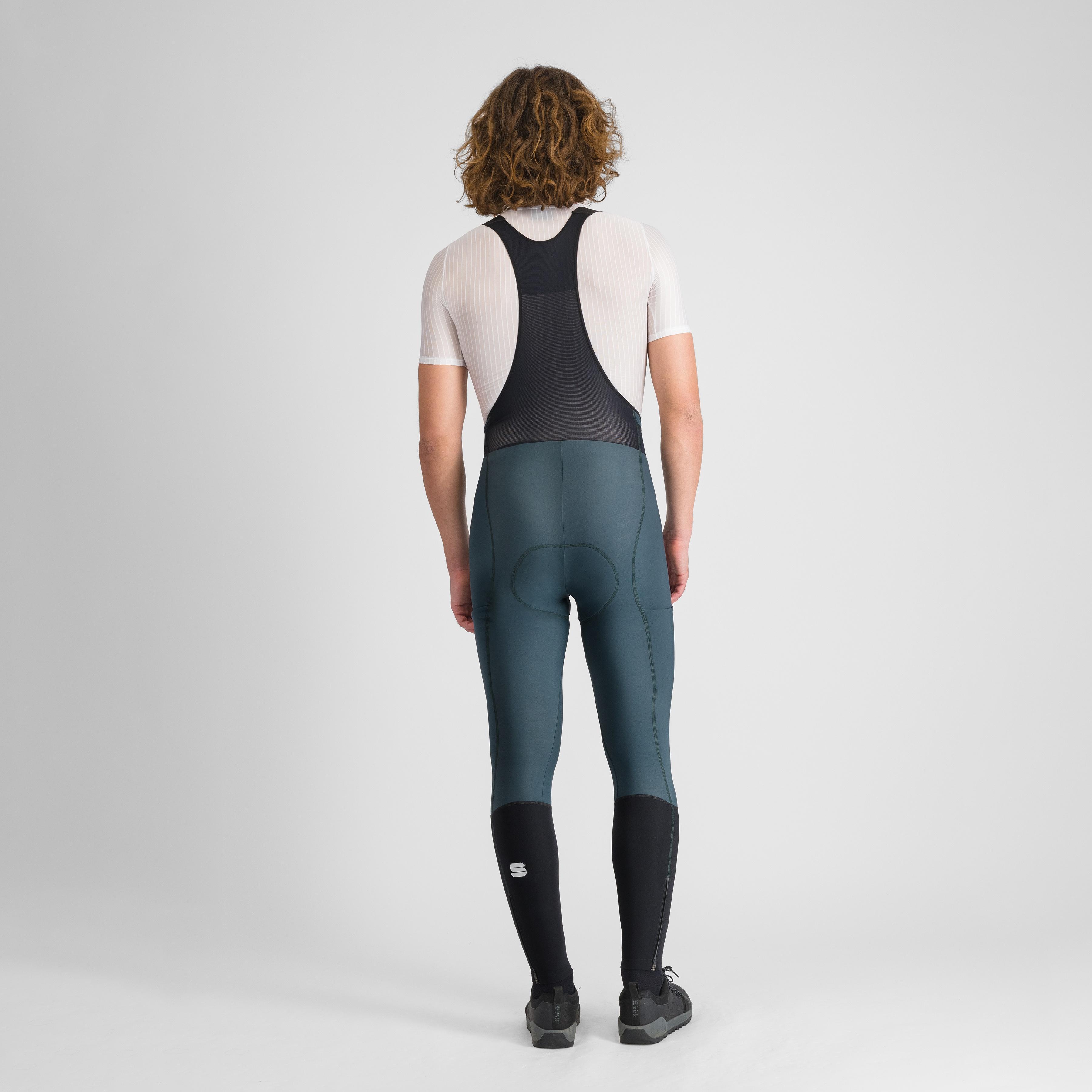 Supergiara bibtight - deep green black - sportful