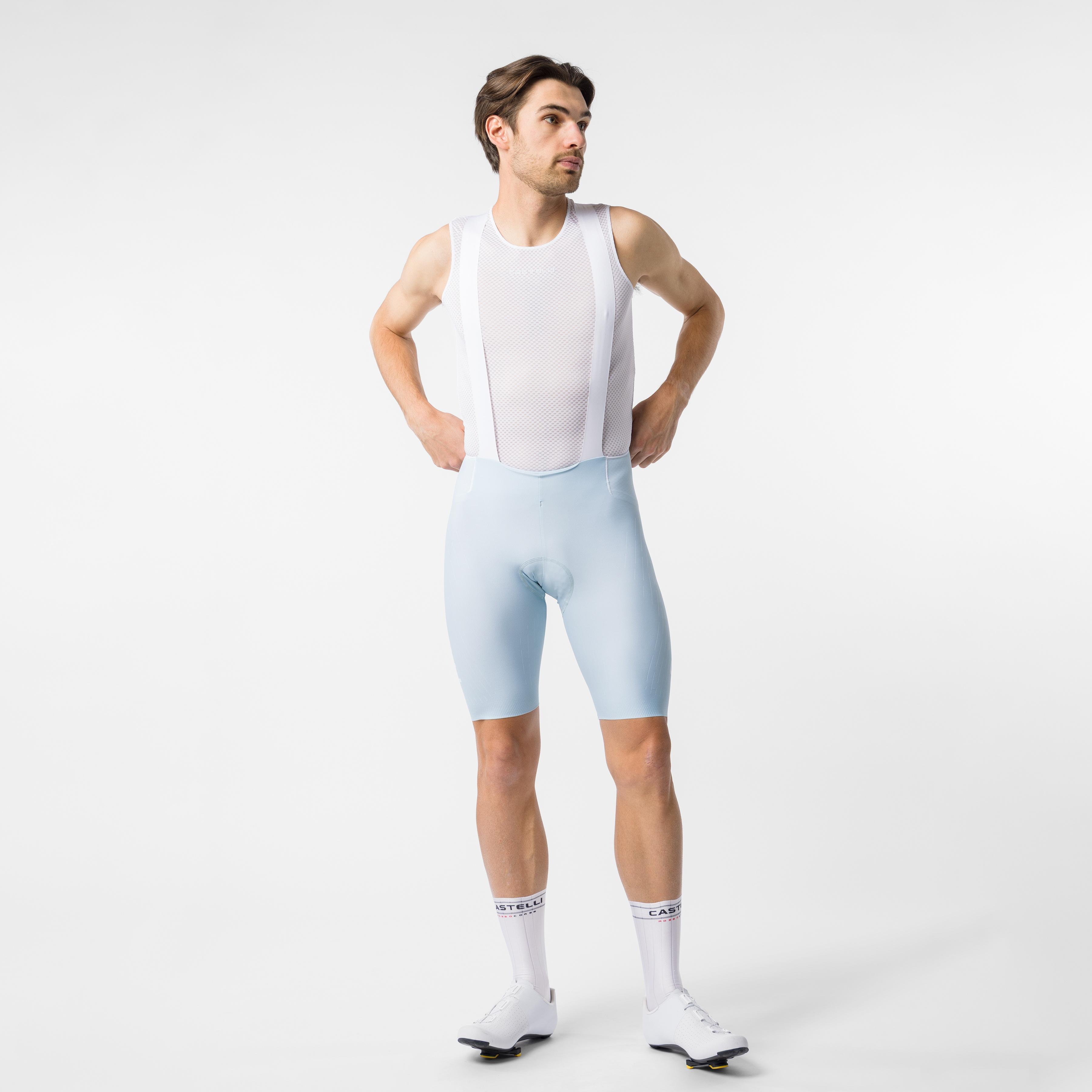 Free aero race s kit bibshort - winter sky/white - castelli