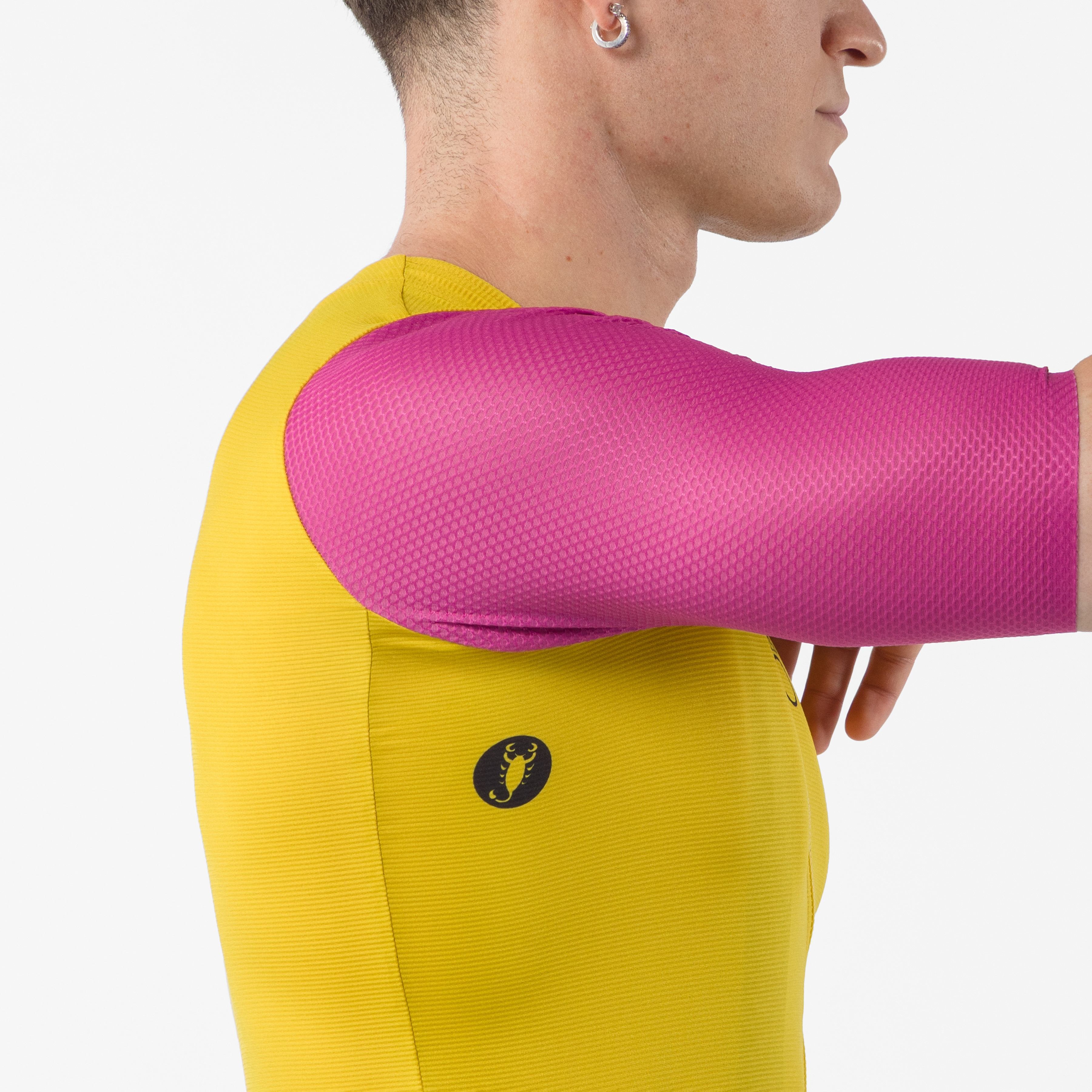 Corretto jersey - mango mojito/violet pink-black - castelli