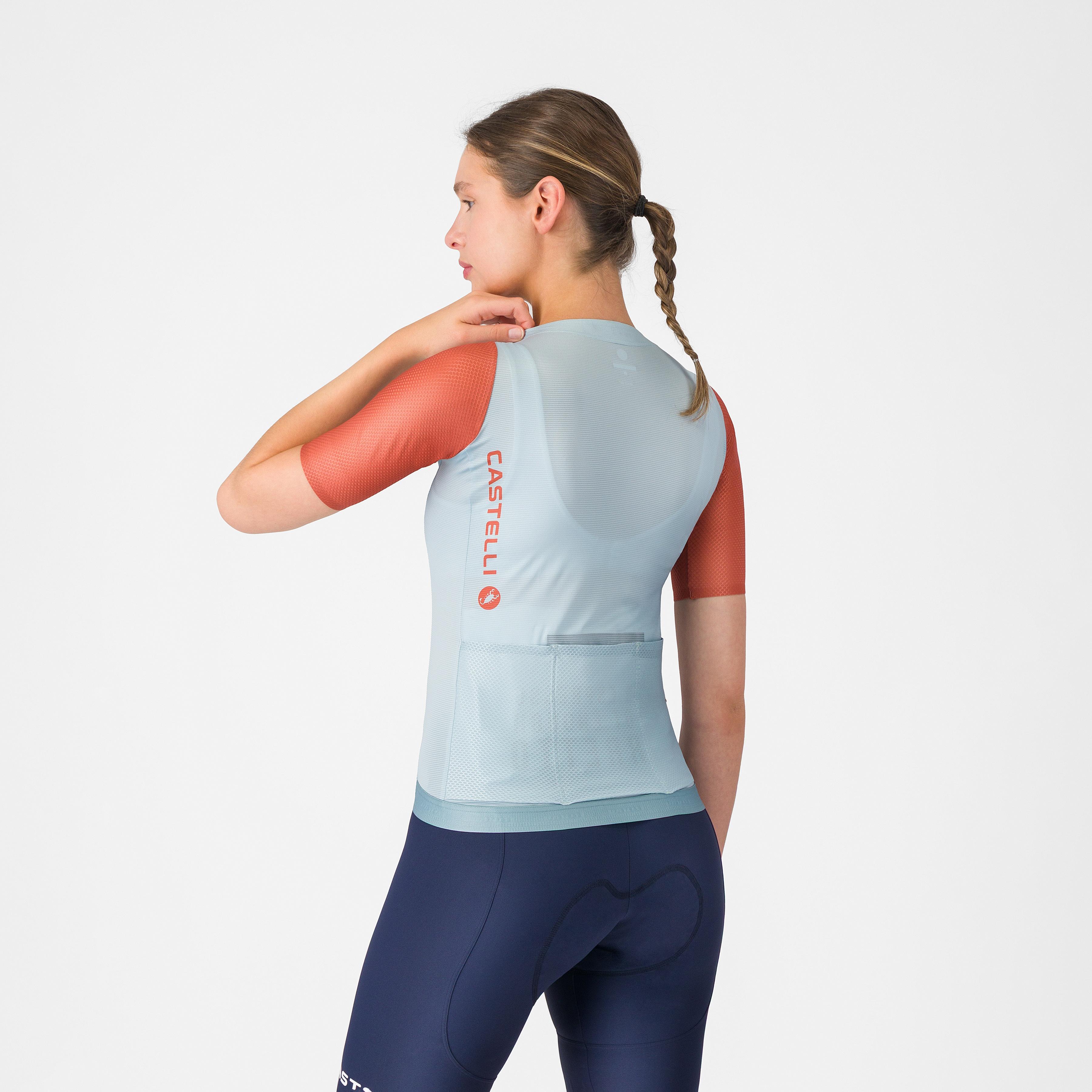 Corretto w jersey - winter sky/hot sauce - castelli
