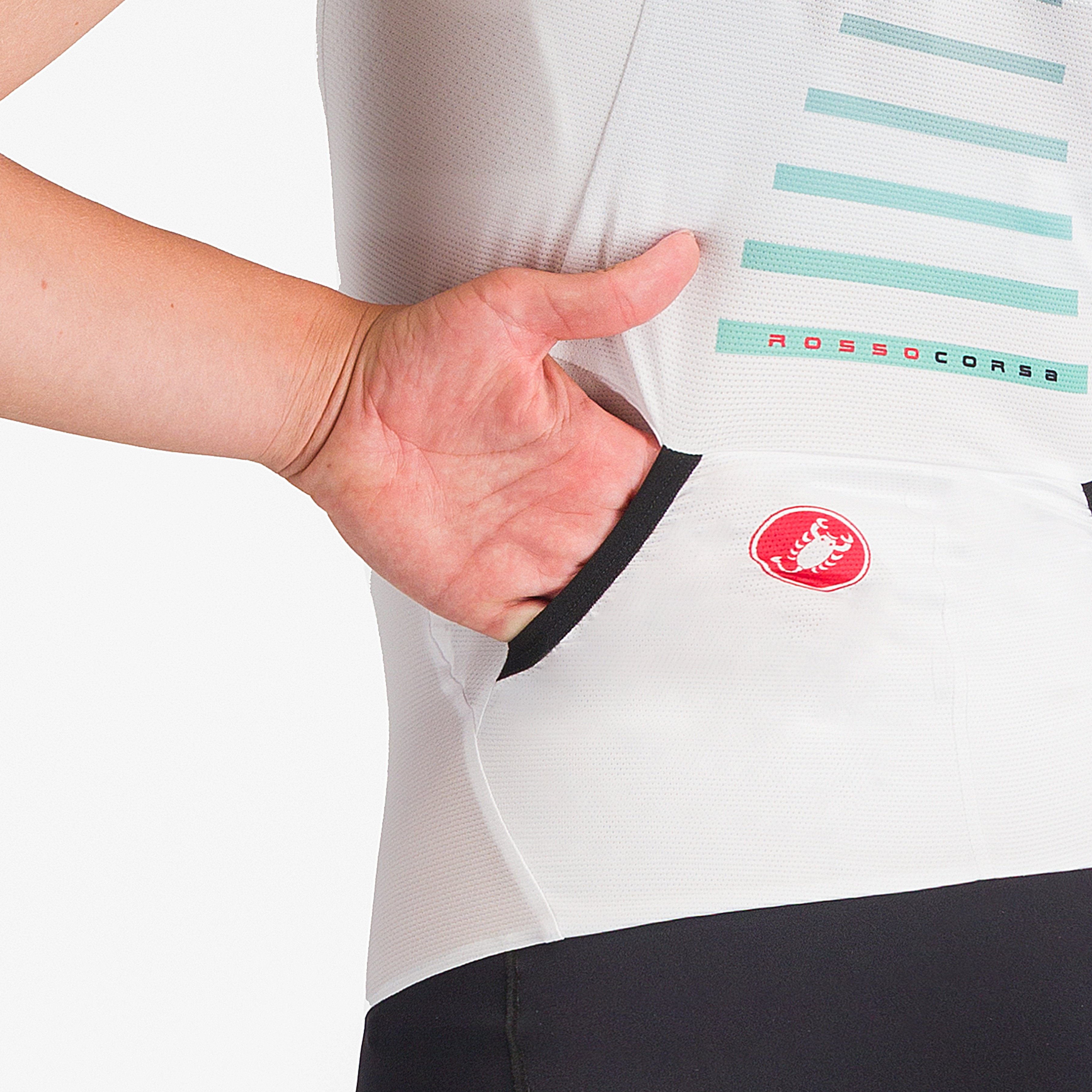 Free sanremo 3 w suit sleeveless - white/black - castelli