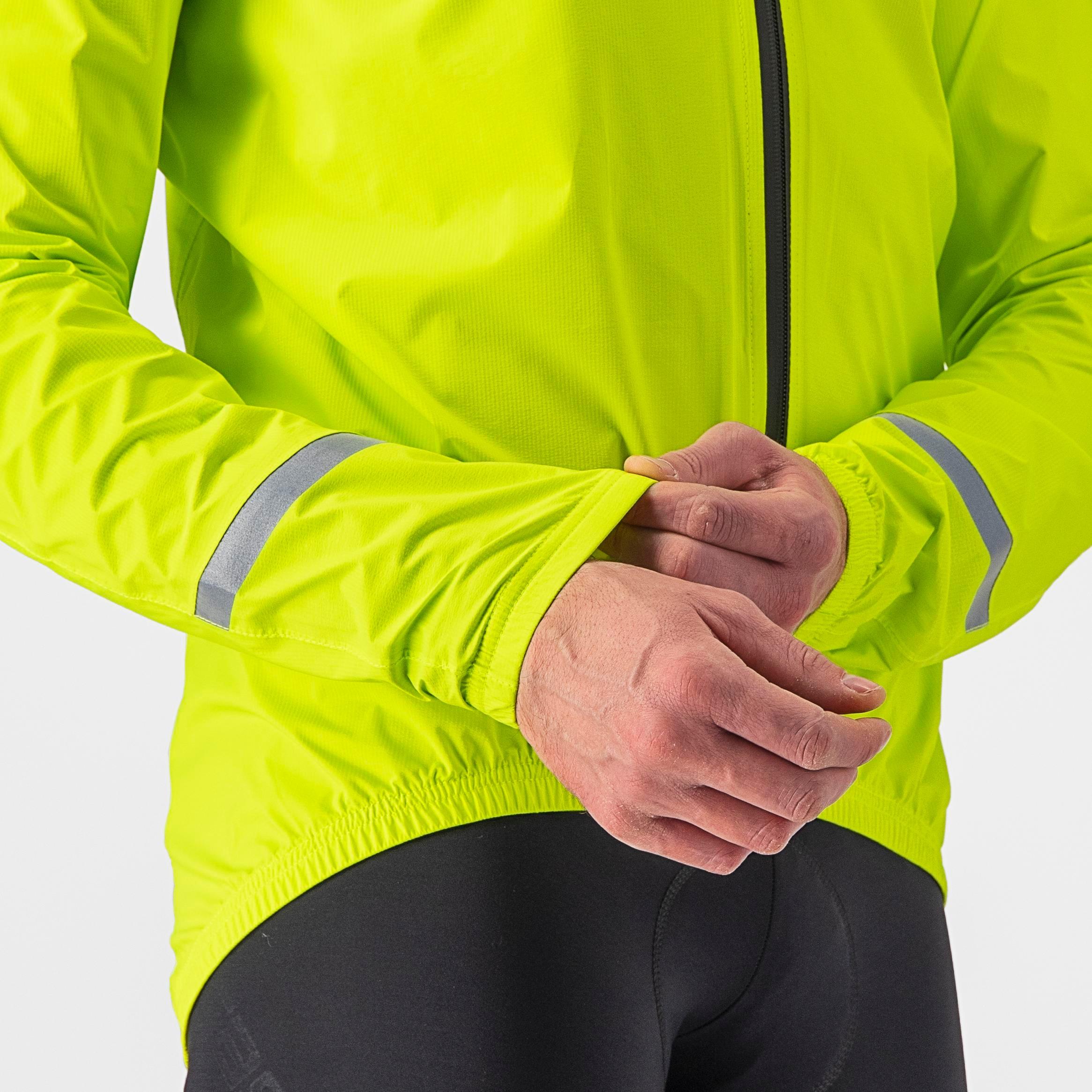 Emergency 2 rain jacket - electric lime - castelli