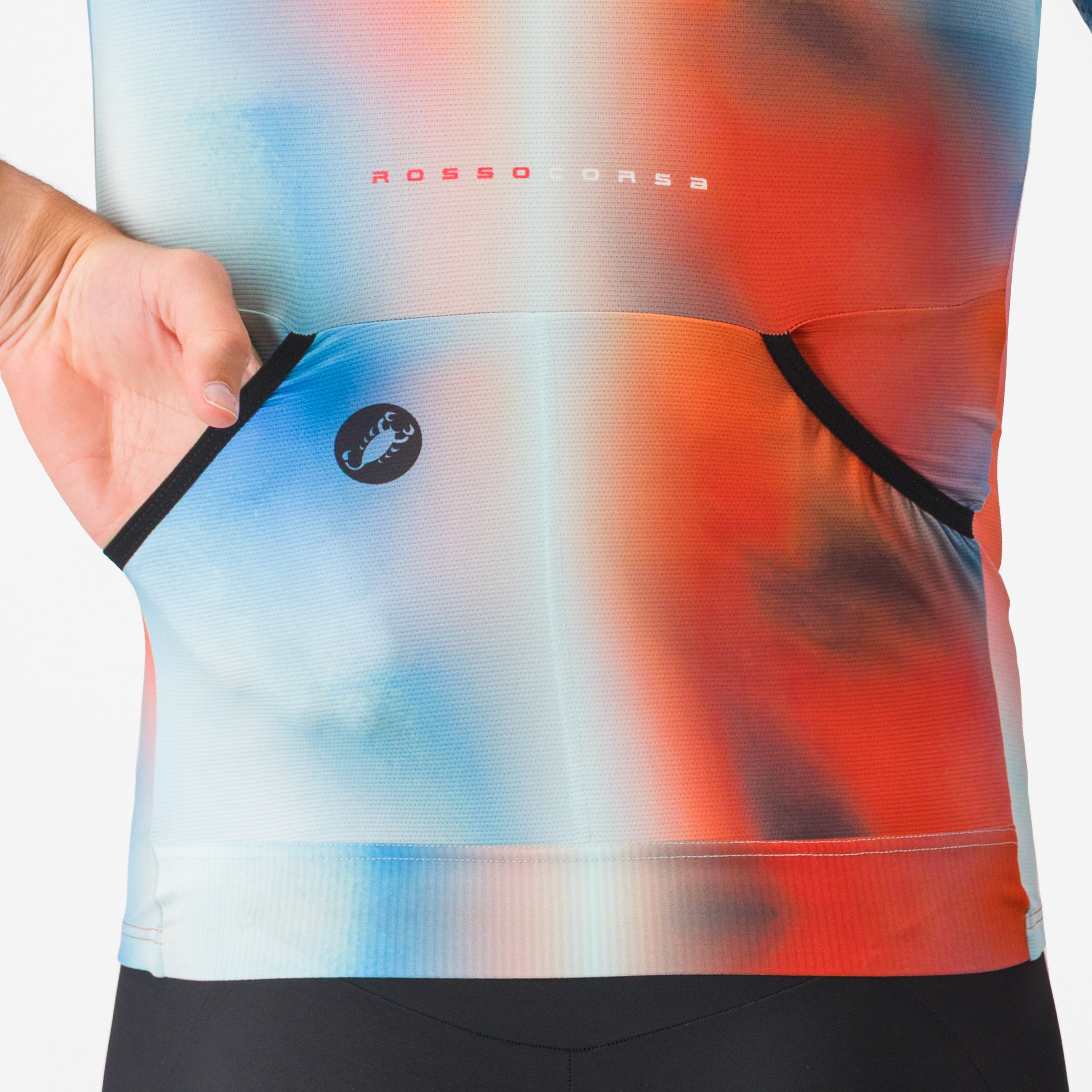 Free speed 3 race top - paprika/winter sky - castelli