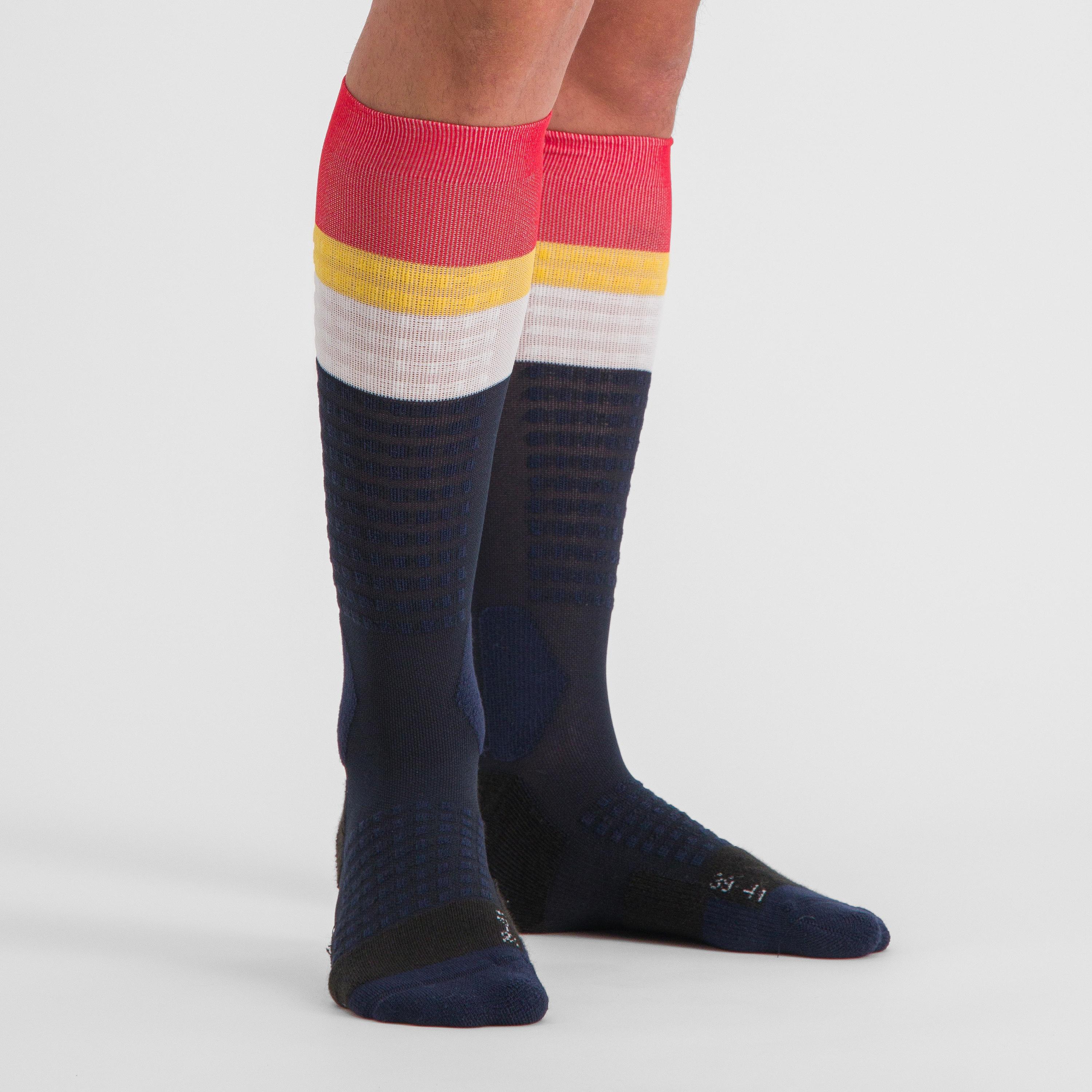 Anima apex long socks - galaxy blue/red - sportful