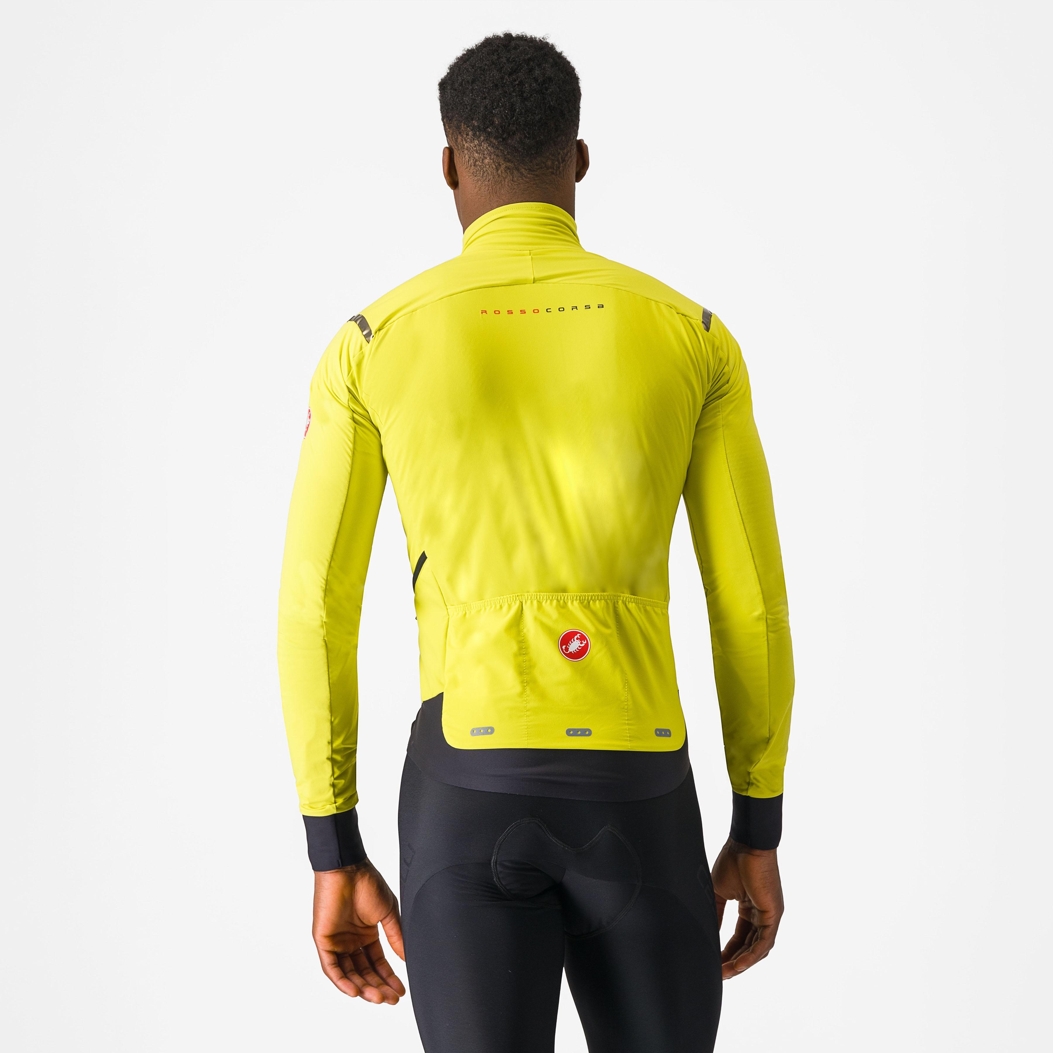 Alpha flight ros jacket - sulphur/nickel gray-dark gray - castelli