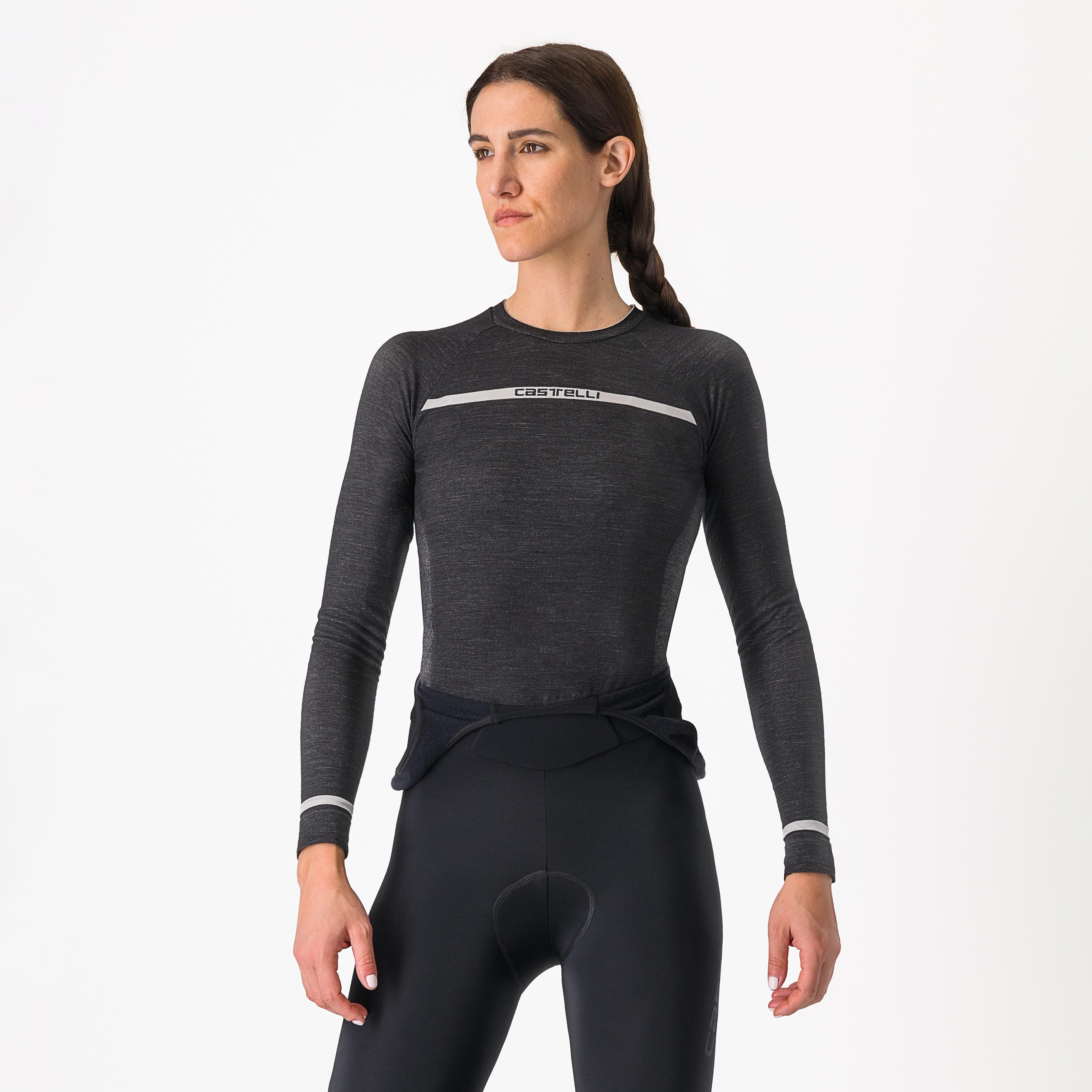 Merino seamless w baselayer - black - castelli
