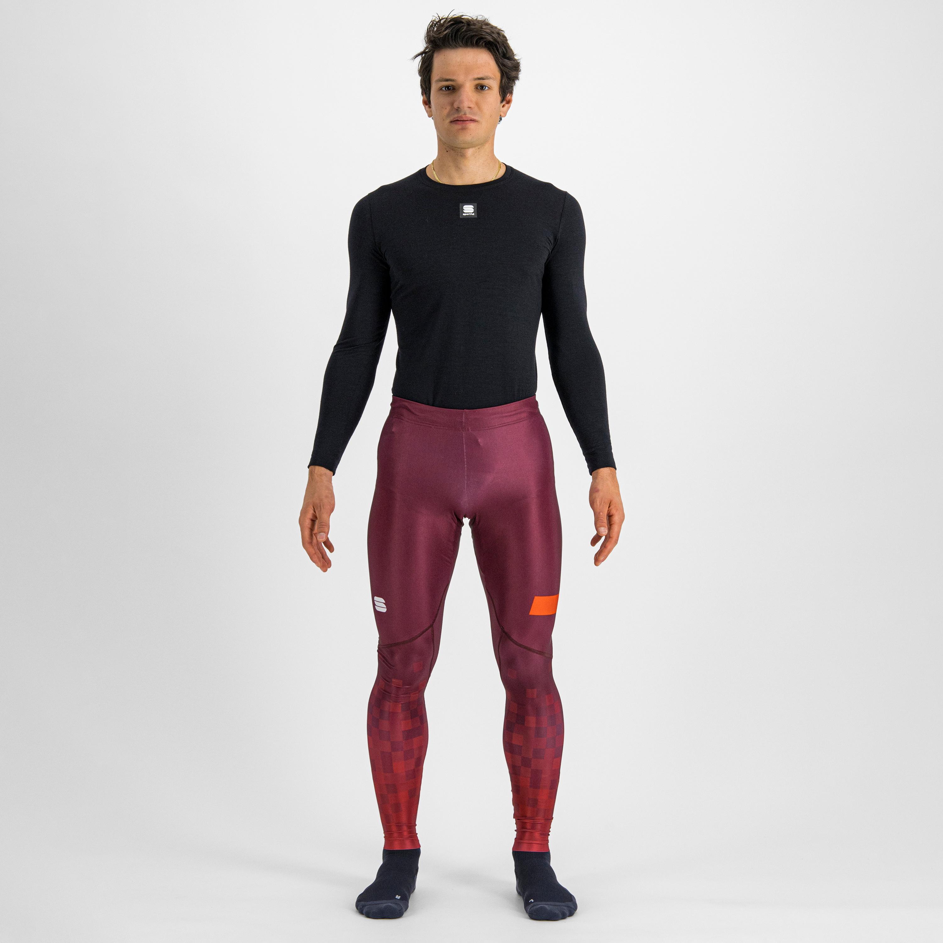 Squadra tight - red wine / red rumba - sportful